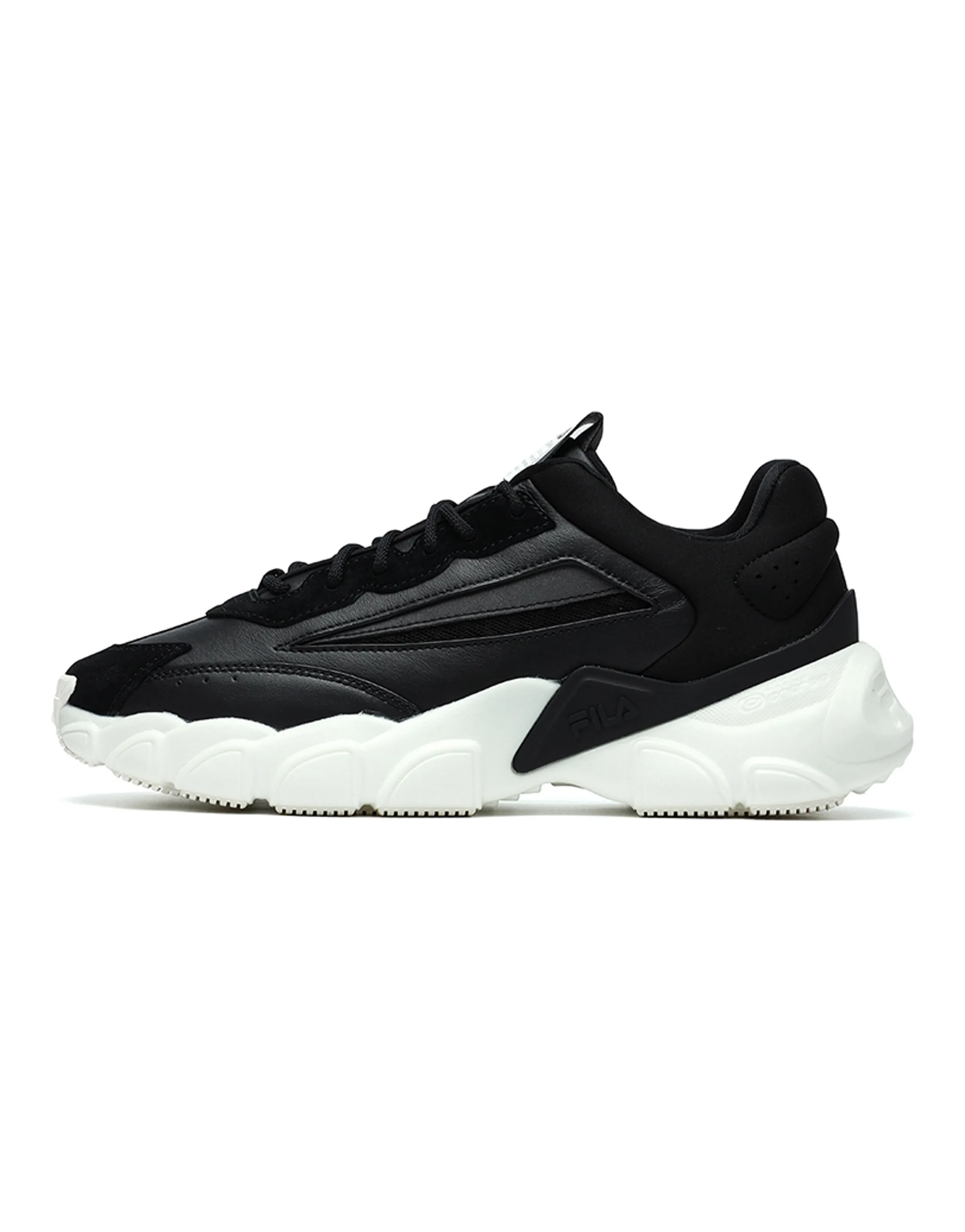 FILA Fashion Sneakers Low top Running Shoes Black/White