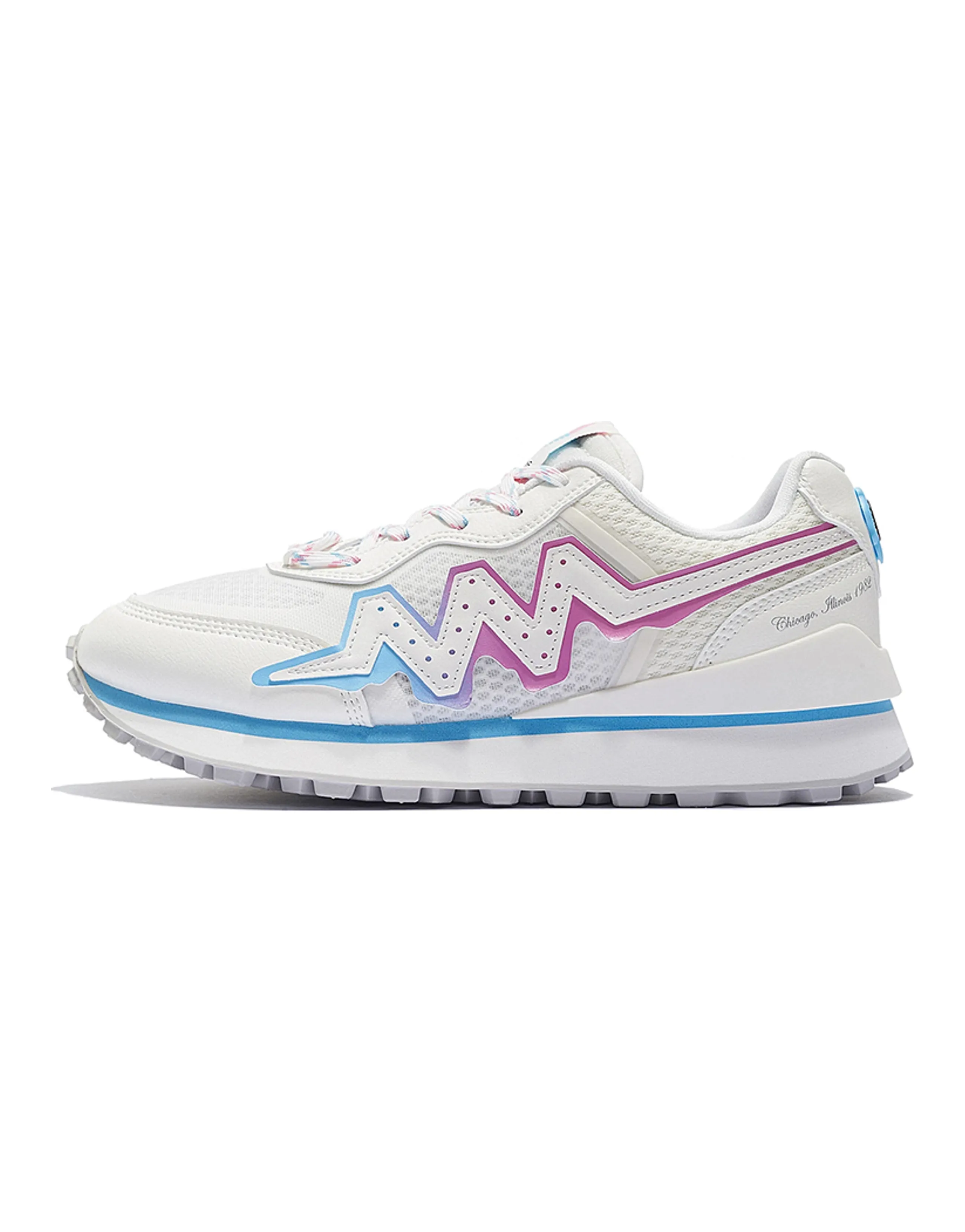 LINING 001 Casual Shoes Men Low-Top Ivory/Light Sea Blue