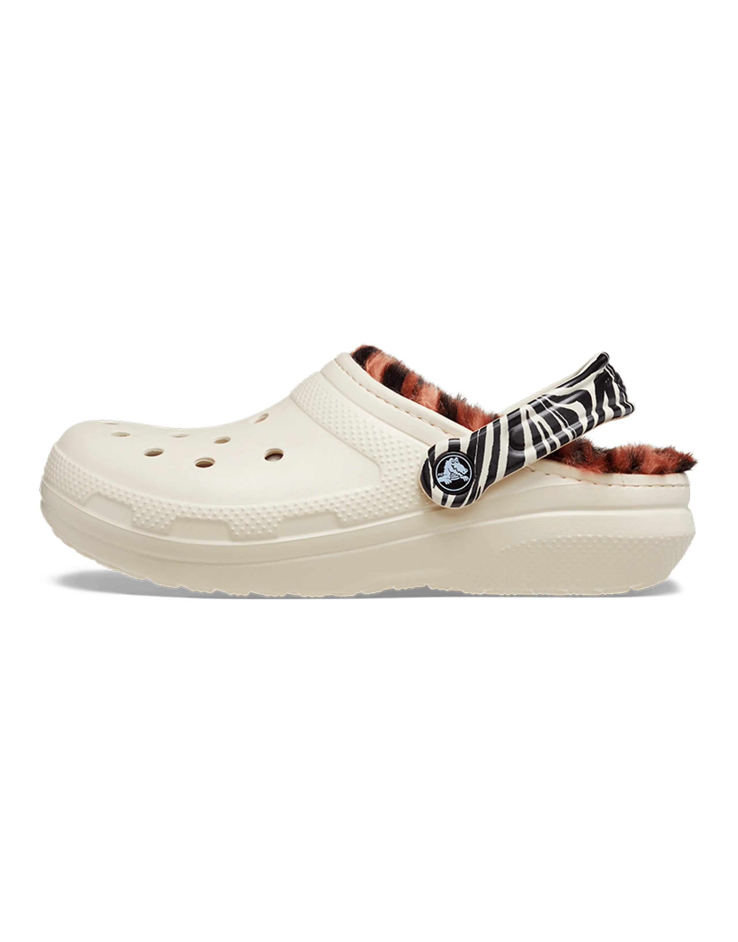 Crocs Classic Lined Animal Remix Clog 'Black'