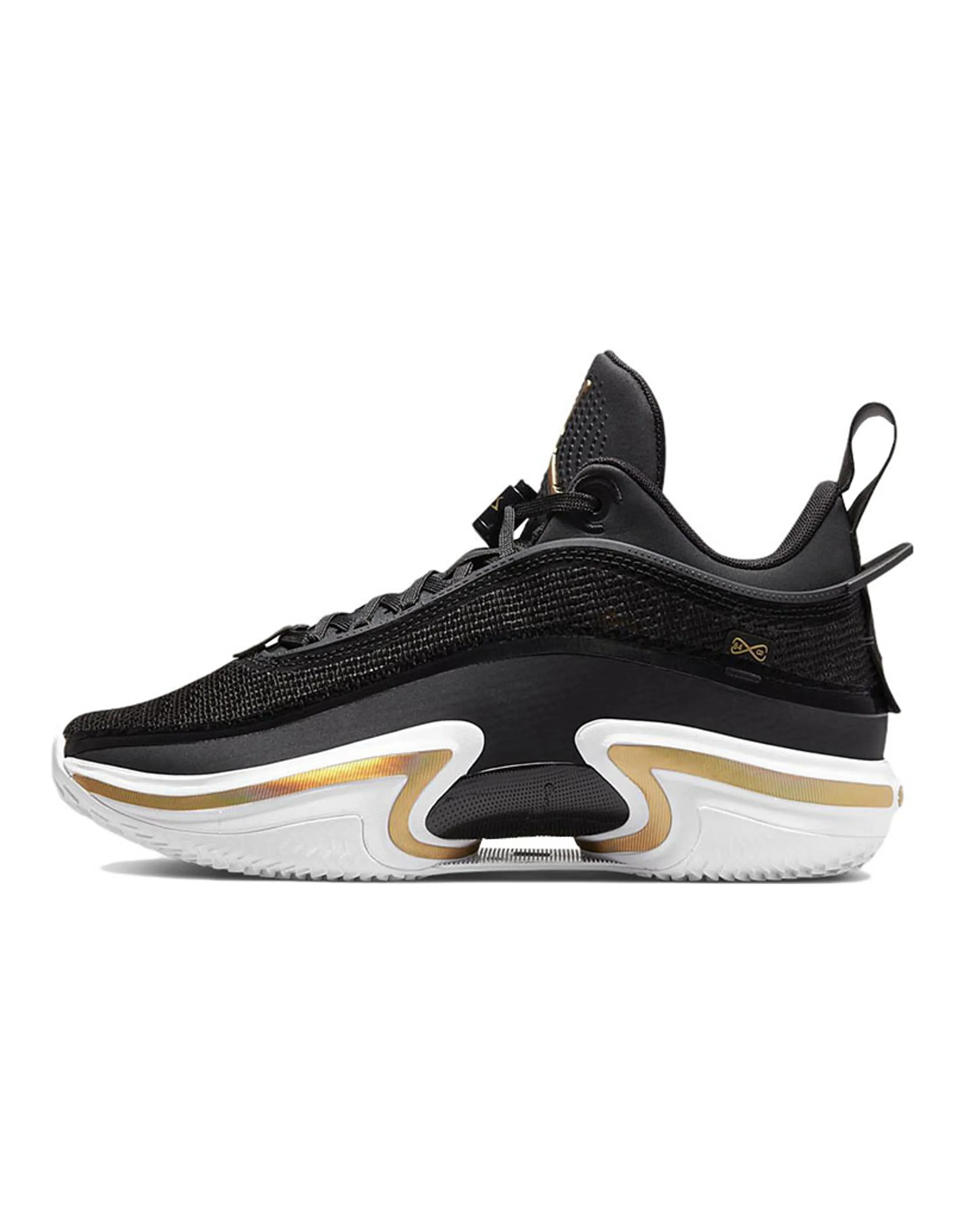 JORDAN 36 Low Pf Black Gold White Sole