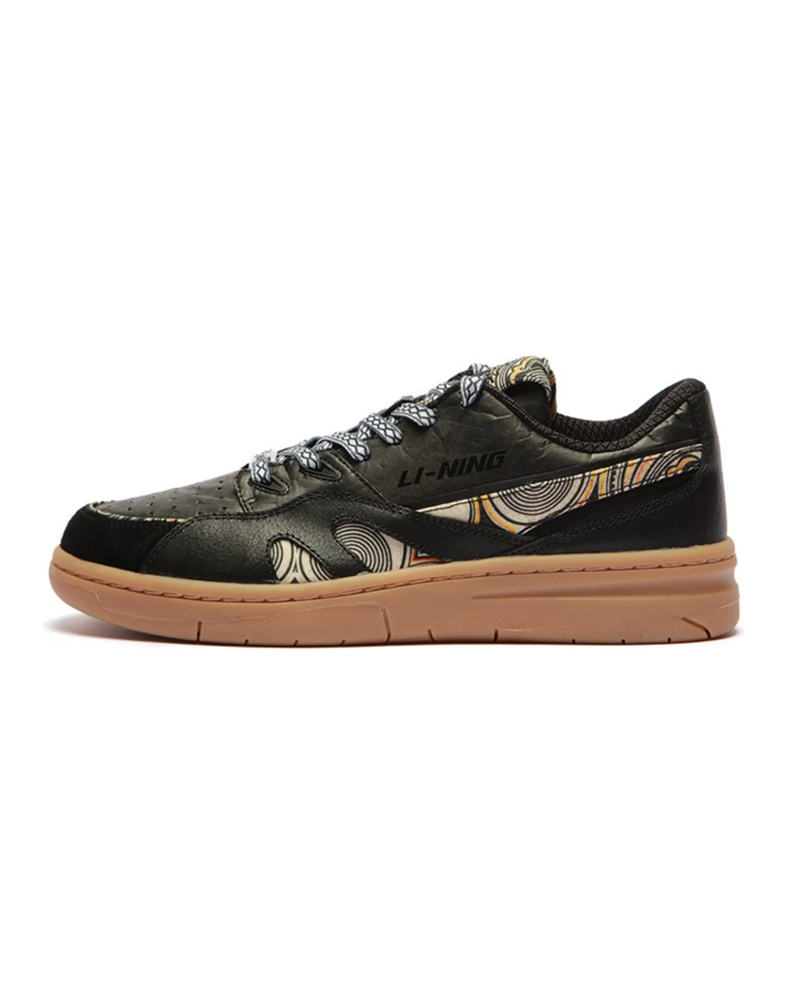 LiNing Deluxe Low Anti-Slip And Wear-Resistant Lightweight Low-Top Skateboard Shoes Women's Black