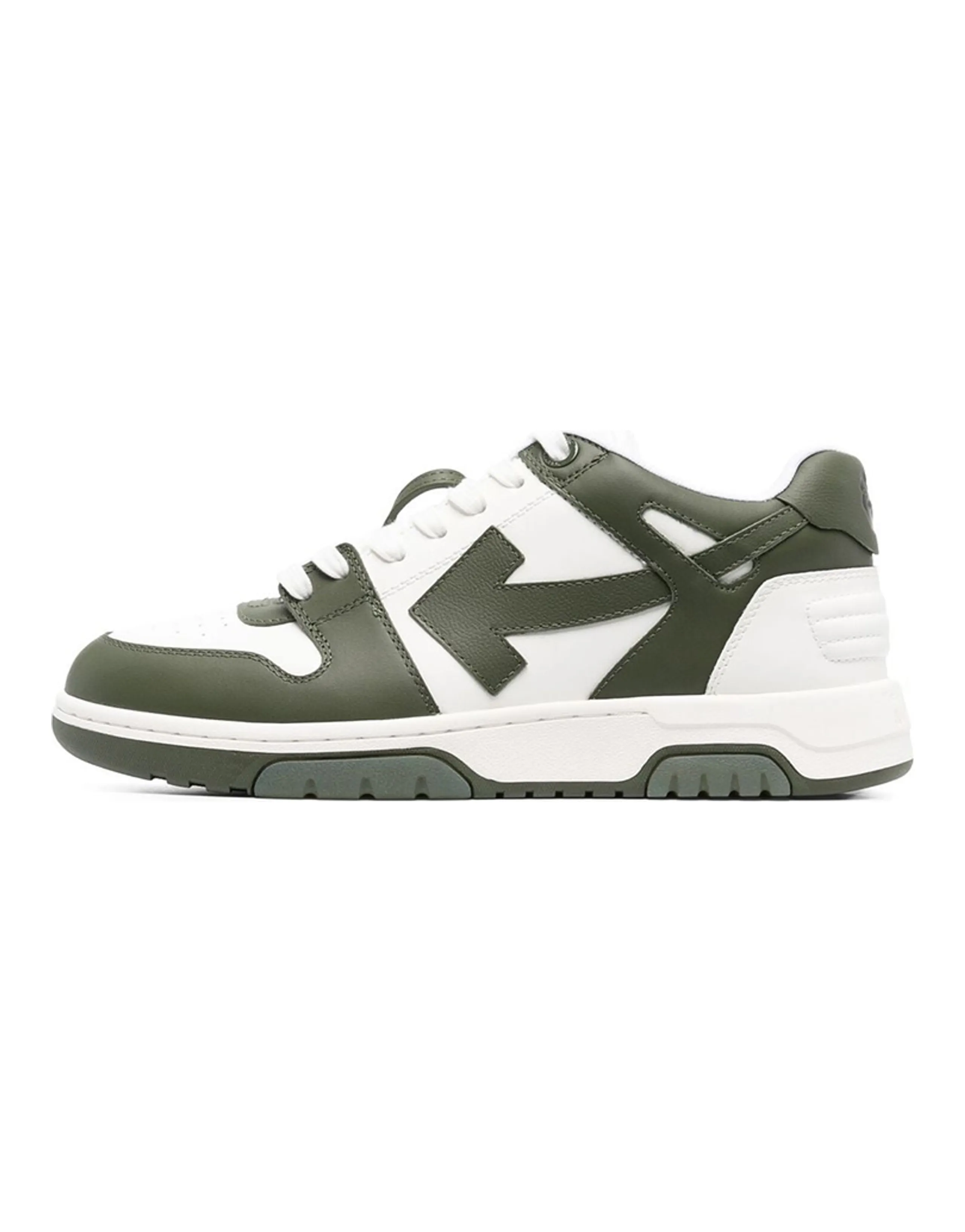OFF WHITE Out Of Office Ooo Low Tops White Khaki