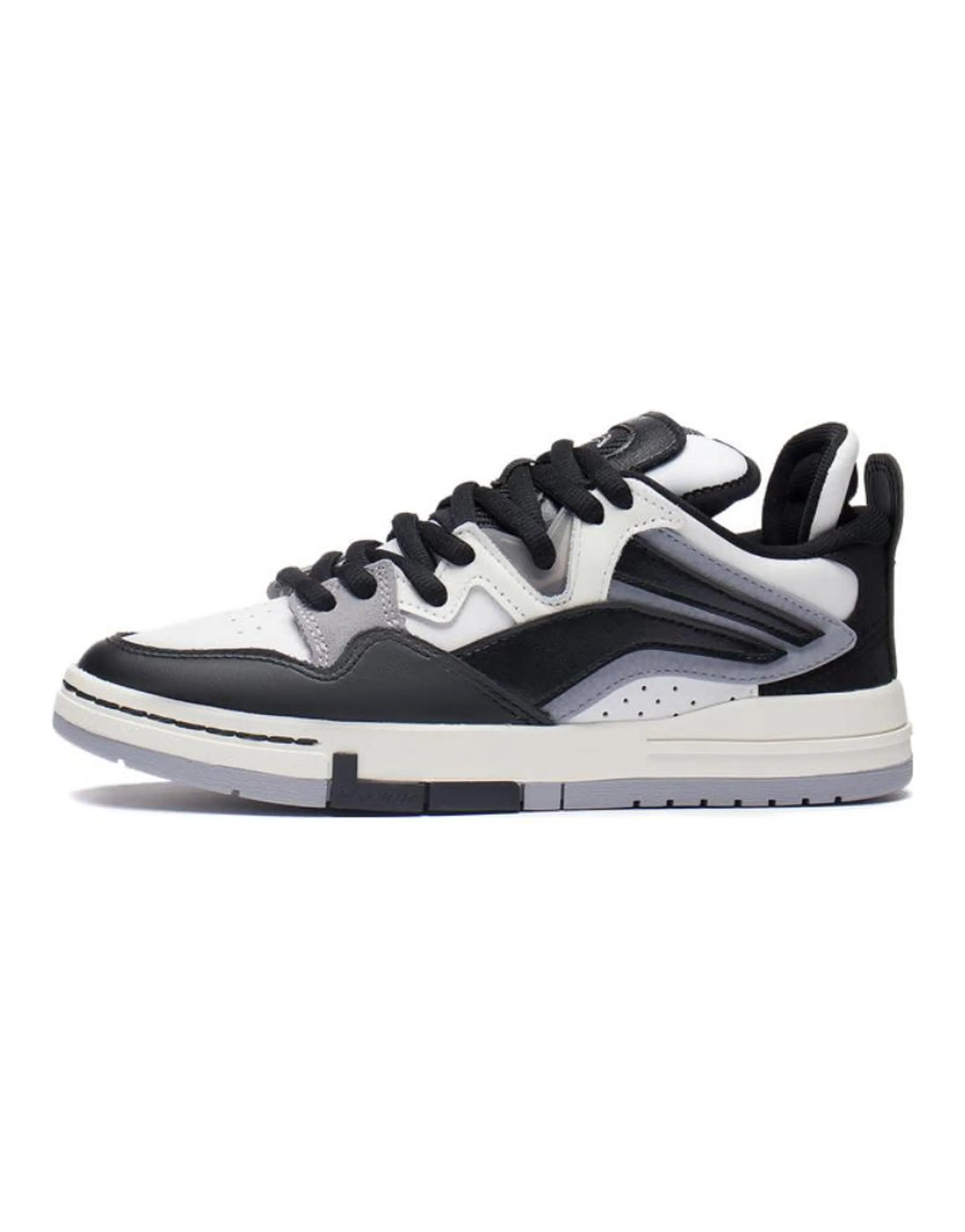 LiNing Wei Wu PRO Pro Panda Anti-Slip And Wear-Resistant Lightweight Low-Top Skateboard Shoes Black White