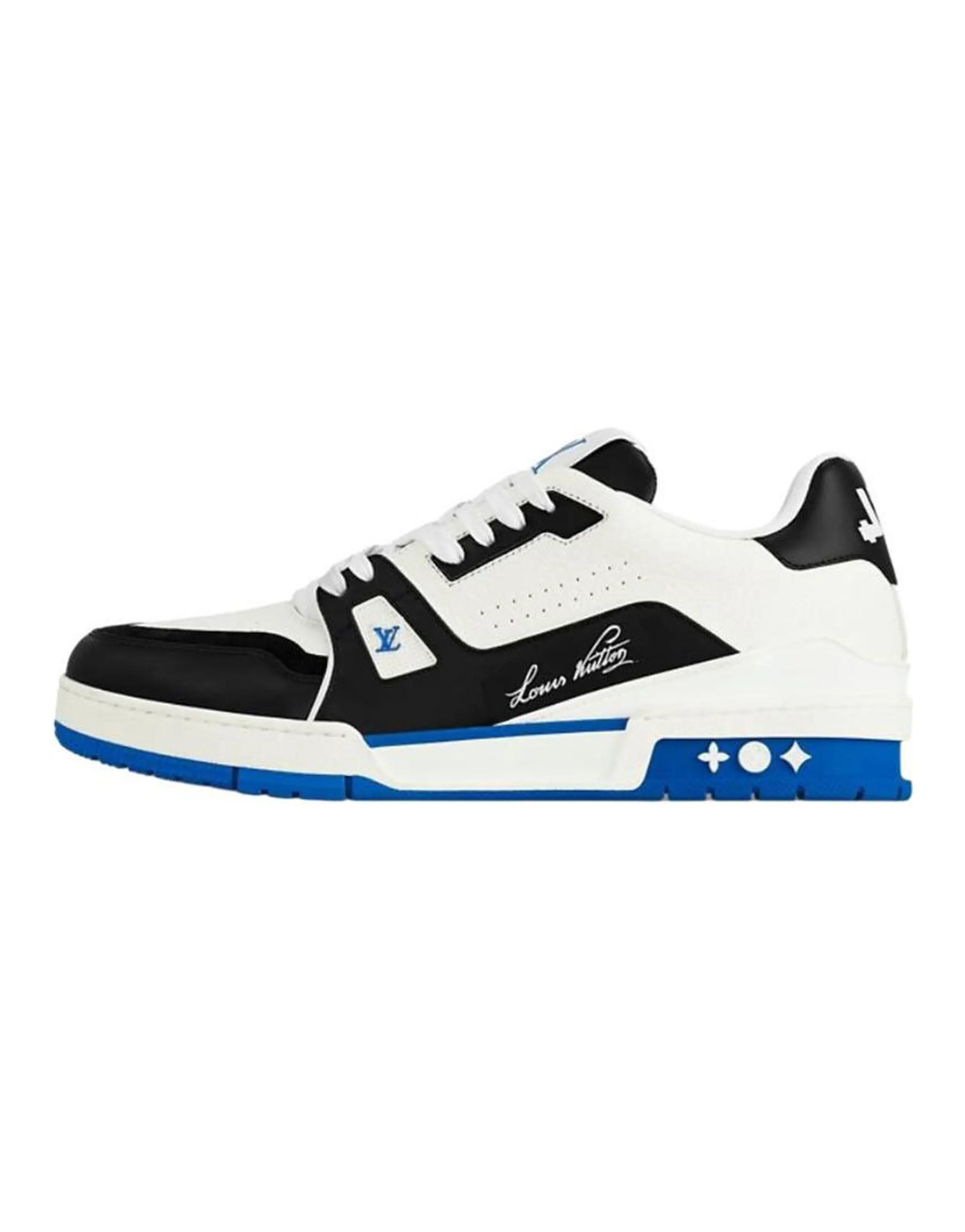 LOUIS VUITTON Trainer Low-Top Skateboard Shoes Women's Blue