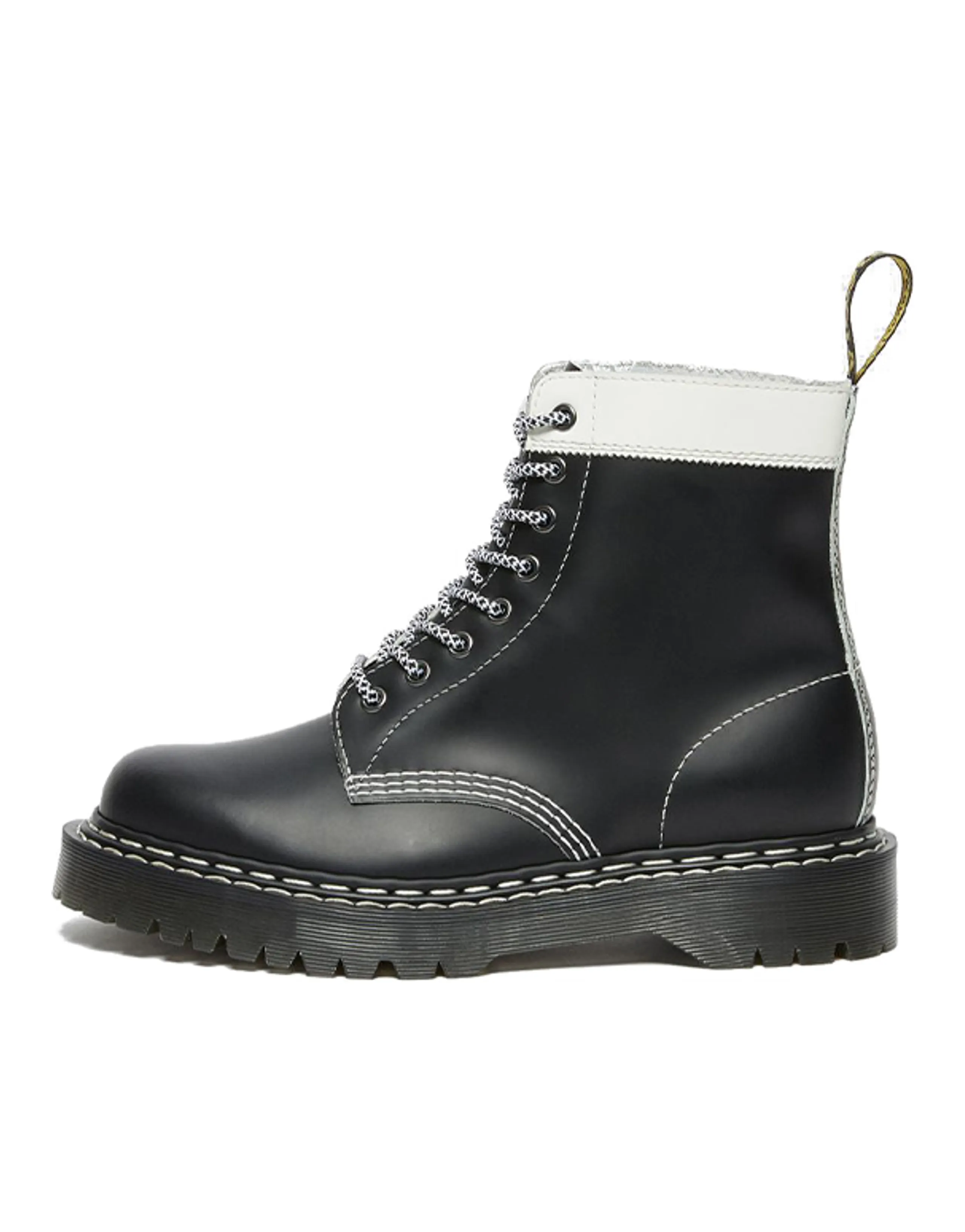 Dr.Martens 1460 Pascal Bex Leather Contrast Lace Up Boots 'Black'