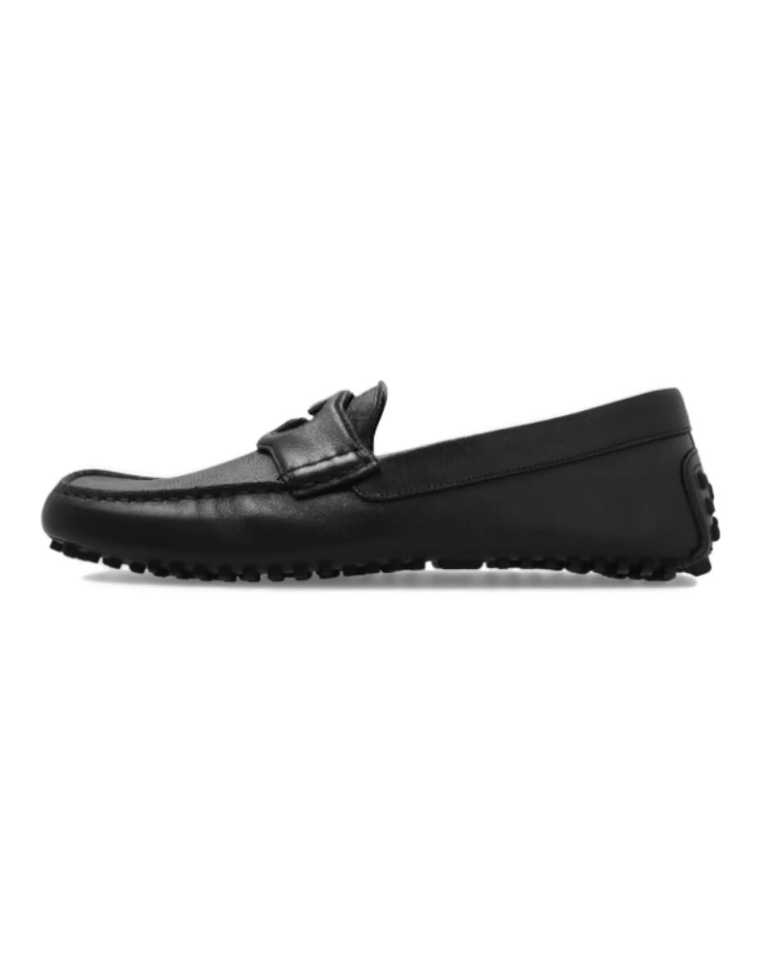 GUCCI Interlocking Loafers Men's Black