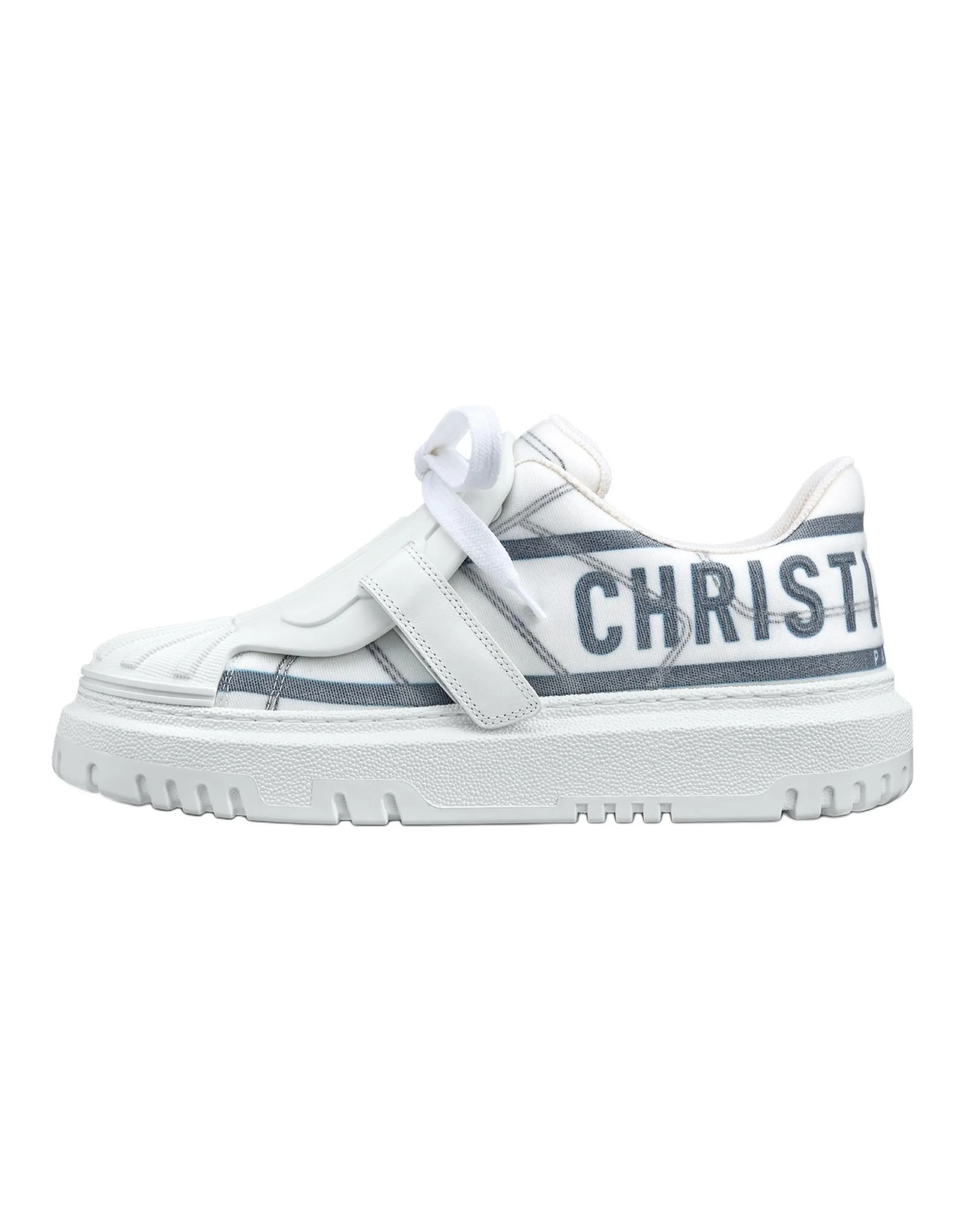 DIOR ID Shell Shoes Low Top Skateboard Shoes Women's White Blue