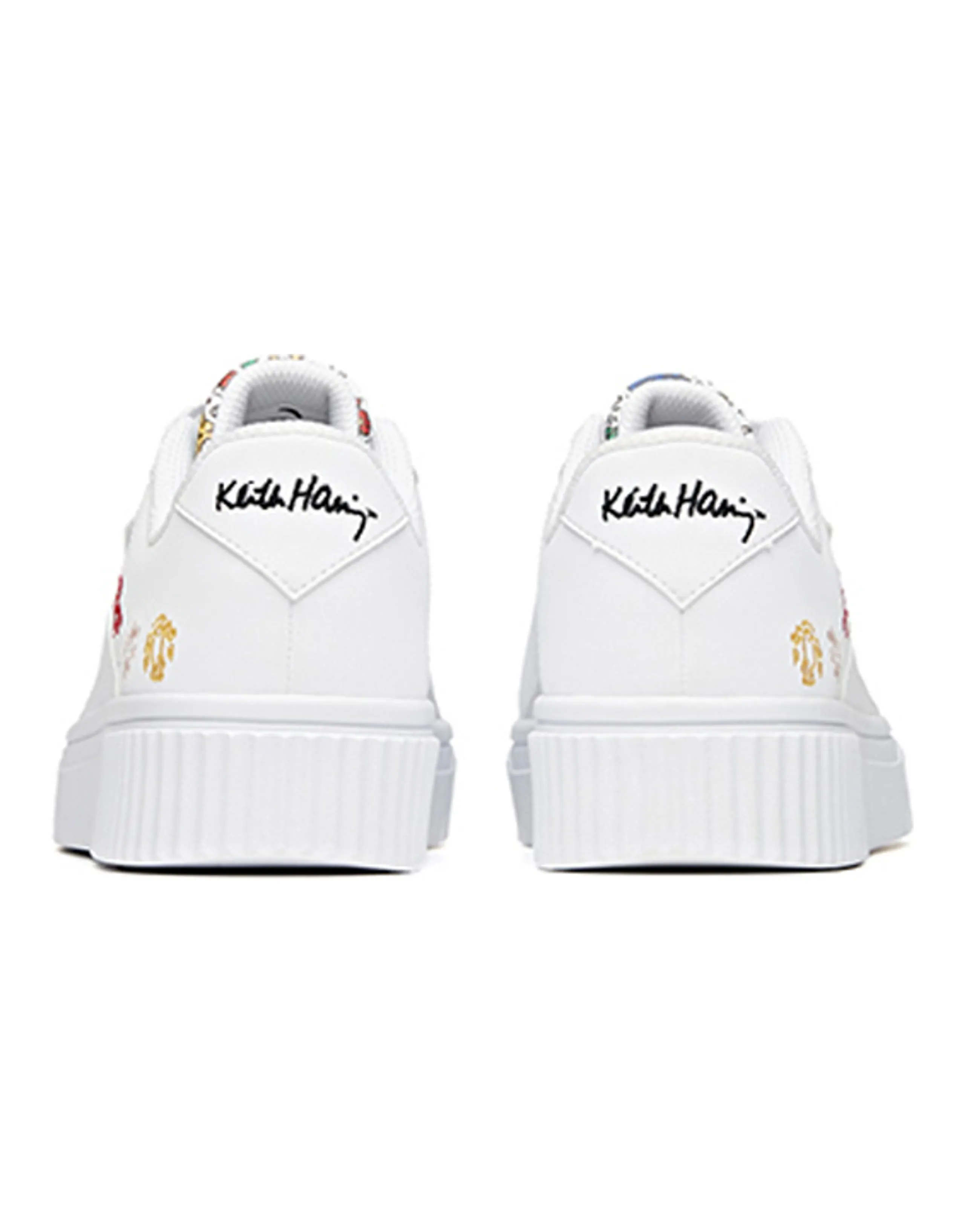 ANTA Skateboard Shoes Women's Low-Top White Yellow