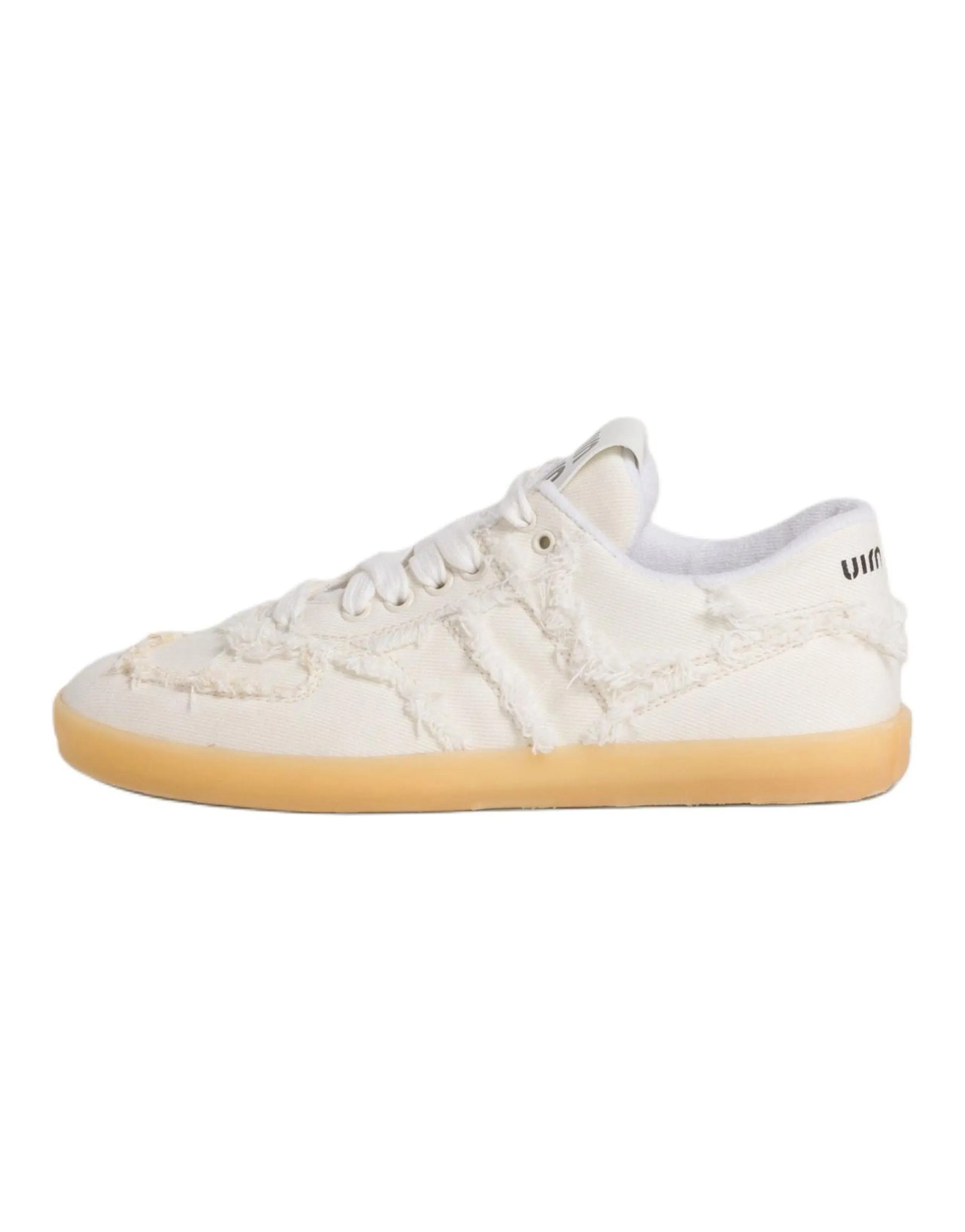 MIU MIU Low-Top Skateboard Shoes German Army Trainers Women's White