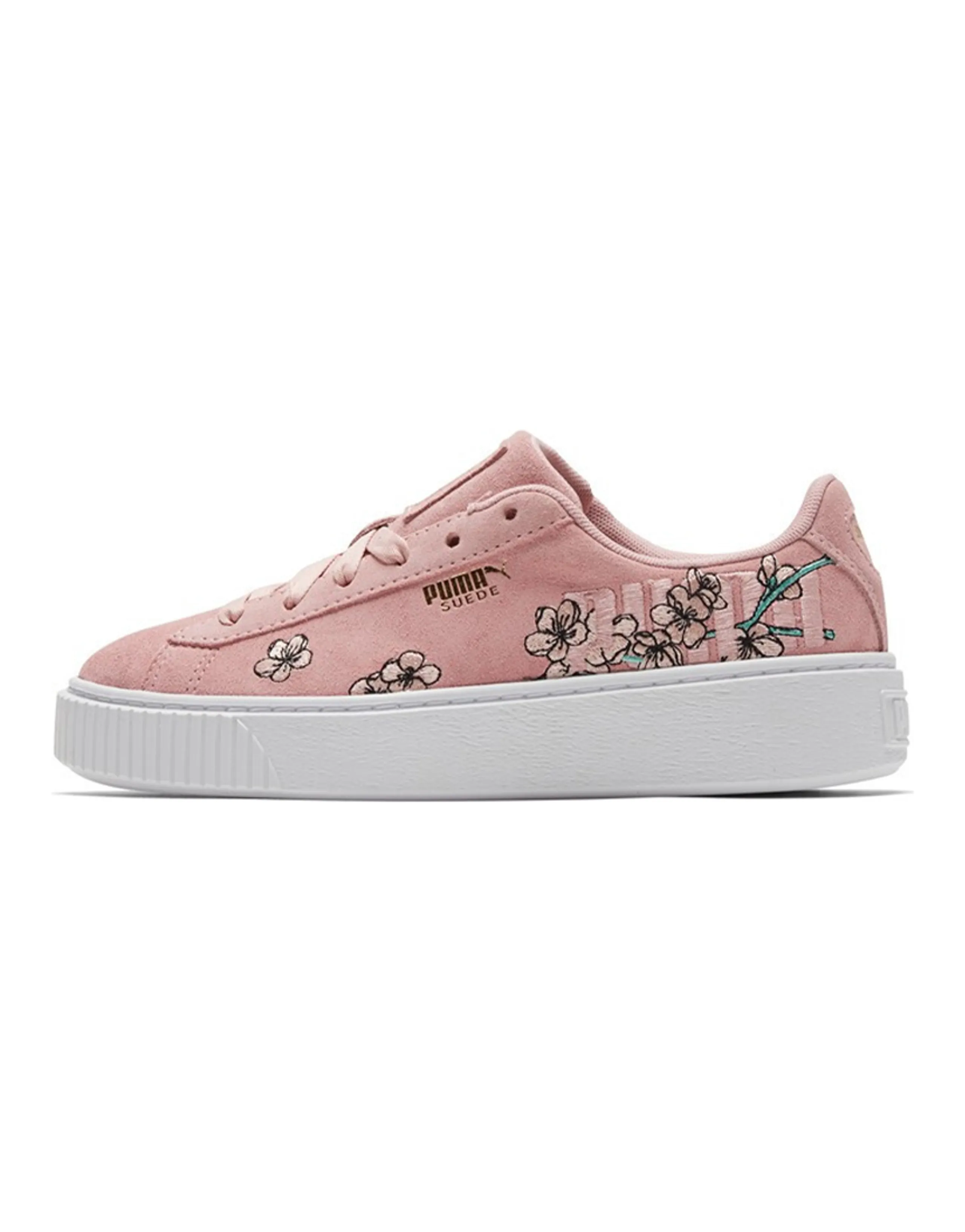 PUMA Platform Floral 'Pink Blue' Women's