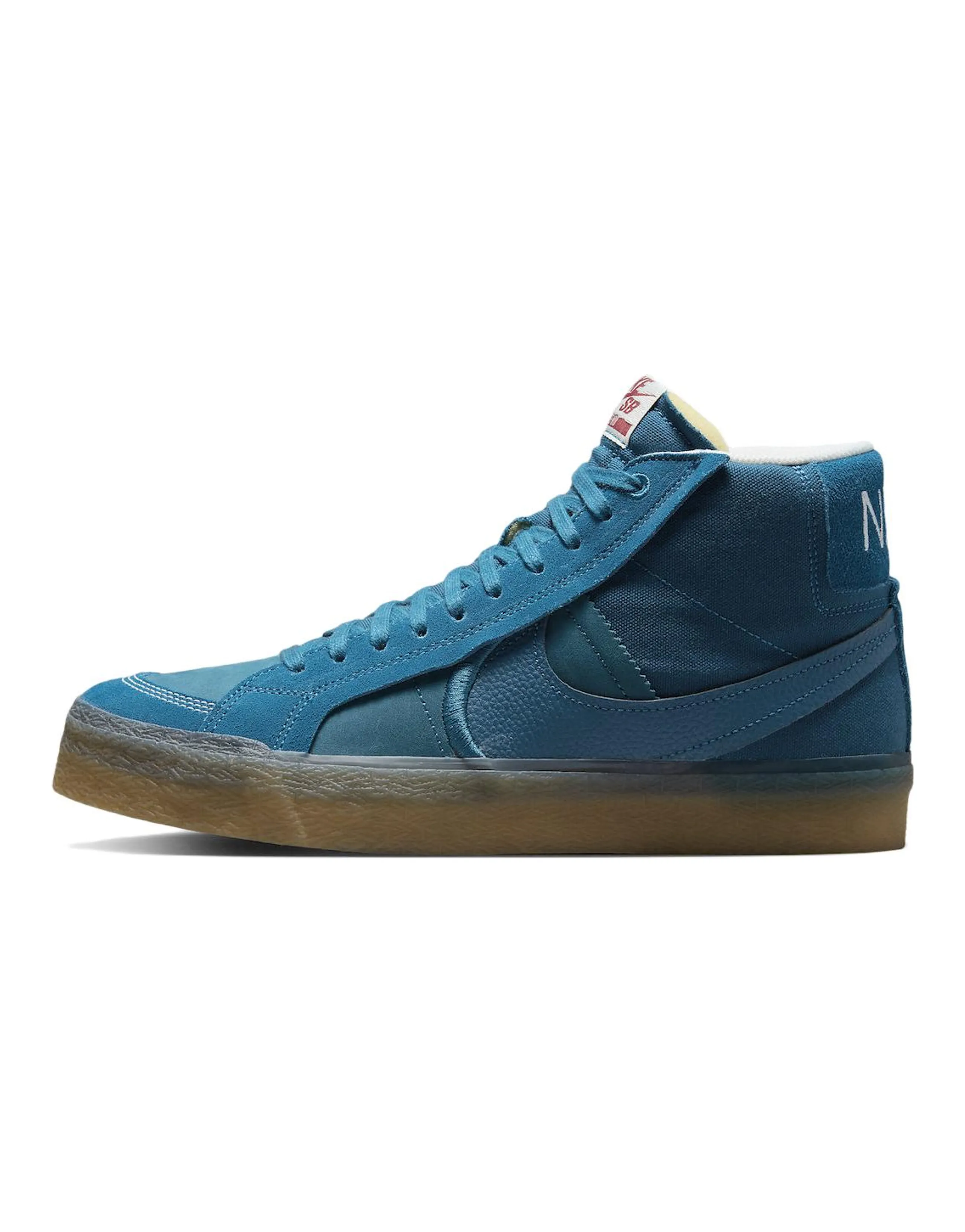 Nike Sb Zoom Blazer Mid Prm Plus Green Abyss Gum
