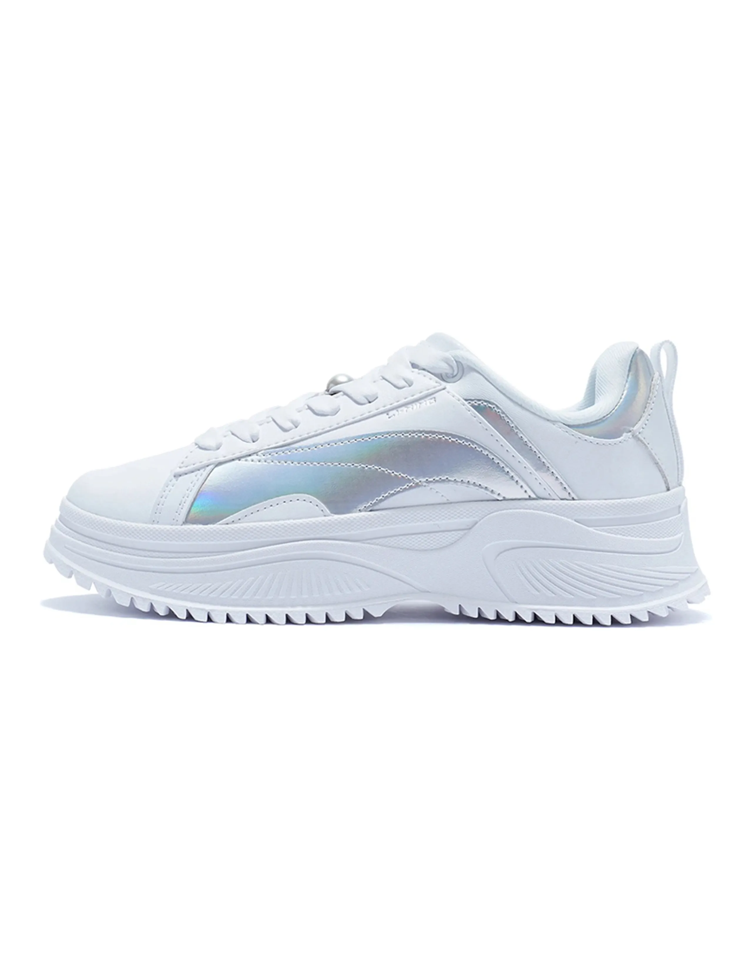 LiNing Comfortable Casual Sneakers Women's White