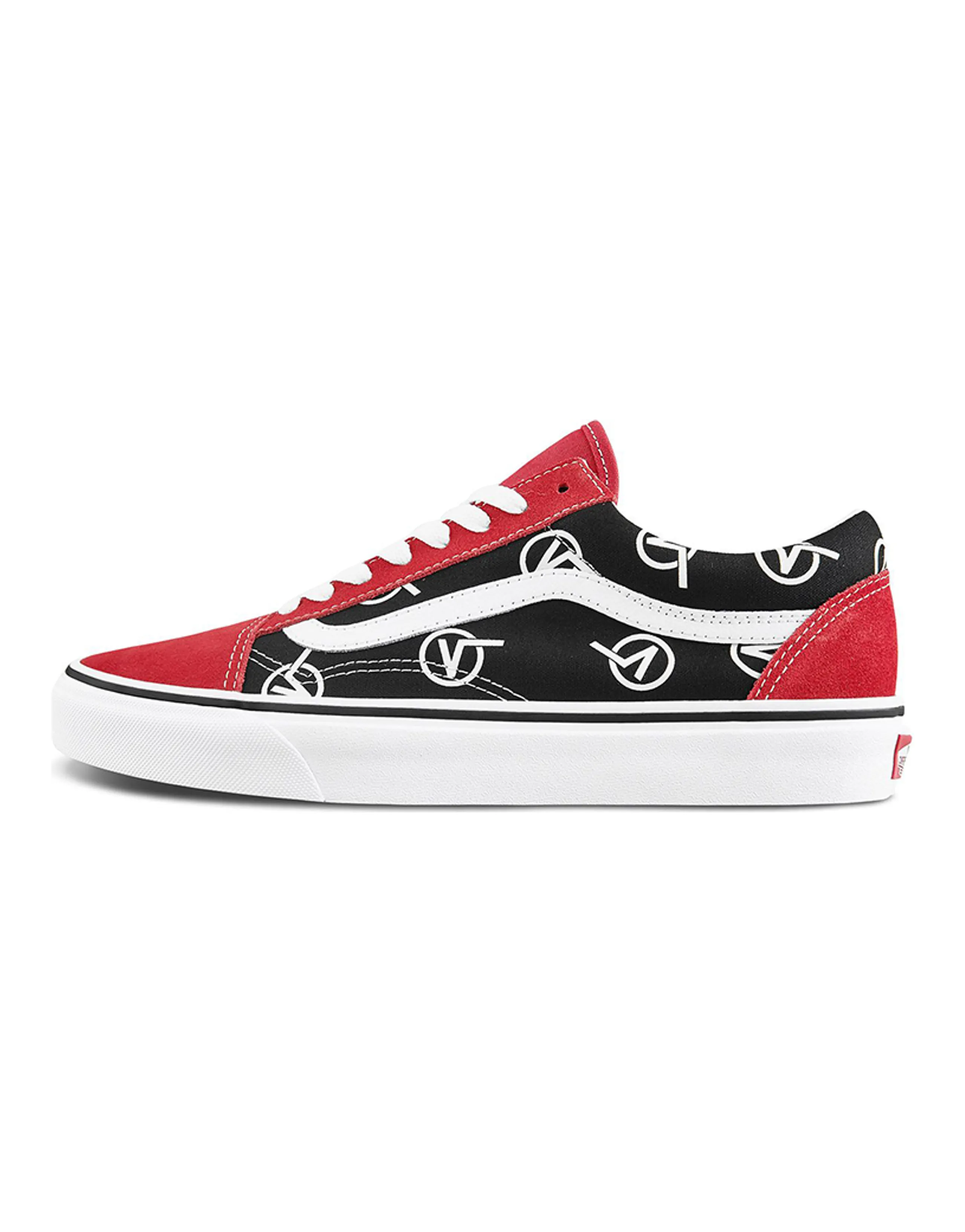 Vans Old Skool Vlogo 'Black Red'