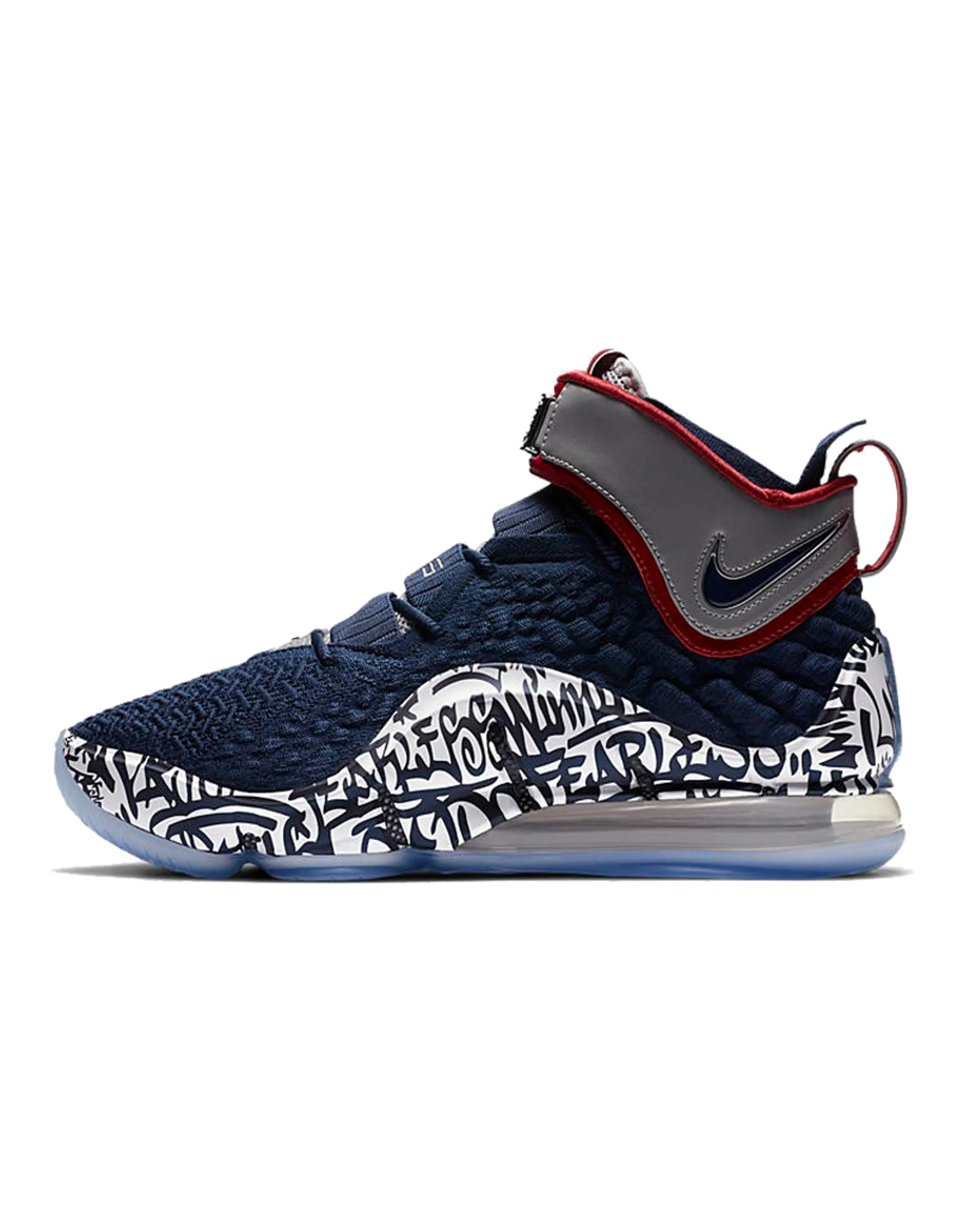 Nike LeBron 17 EP LeBron 4 Cold Blue Graffiti