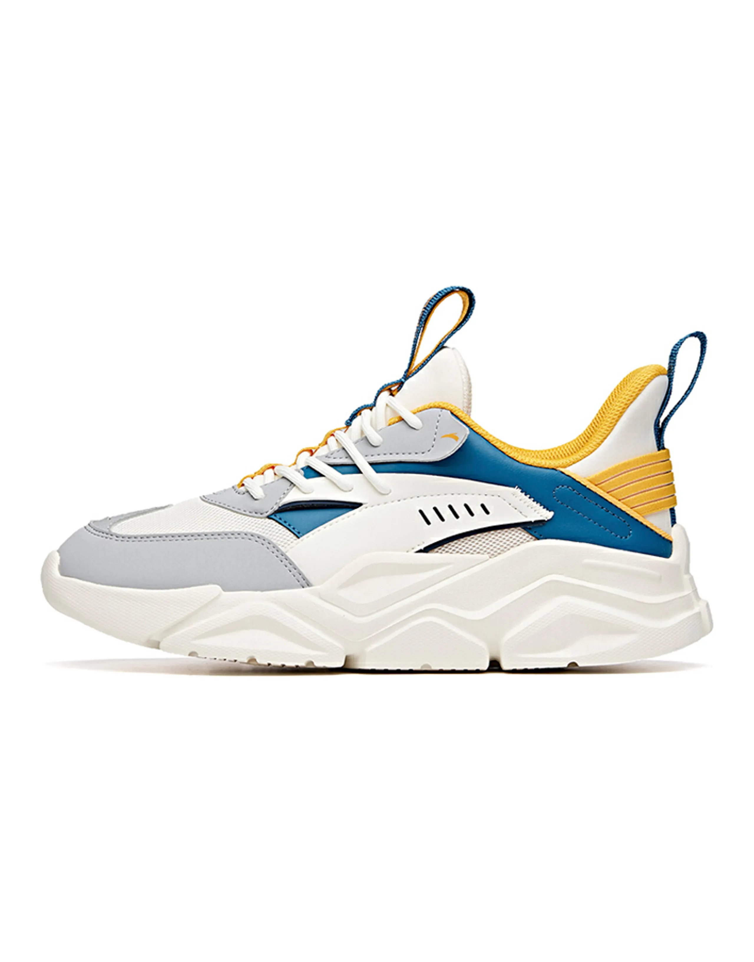 ANTA Life Collection Casual Shoes Men Low-Top Blue Yellow