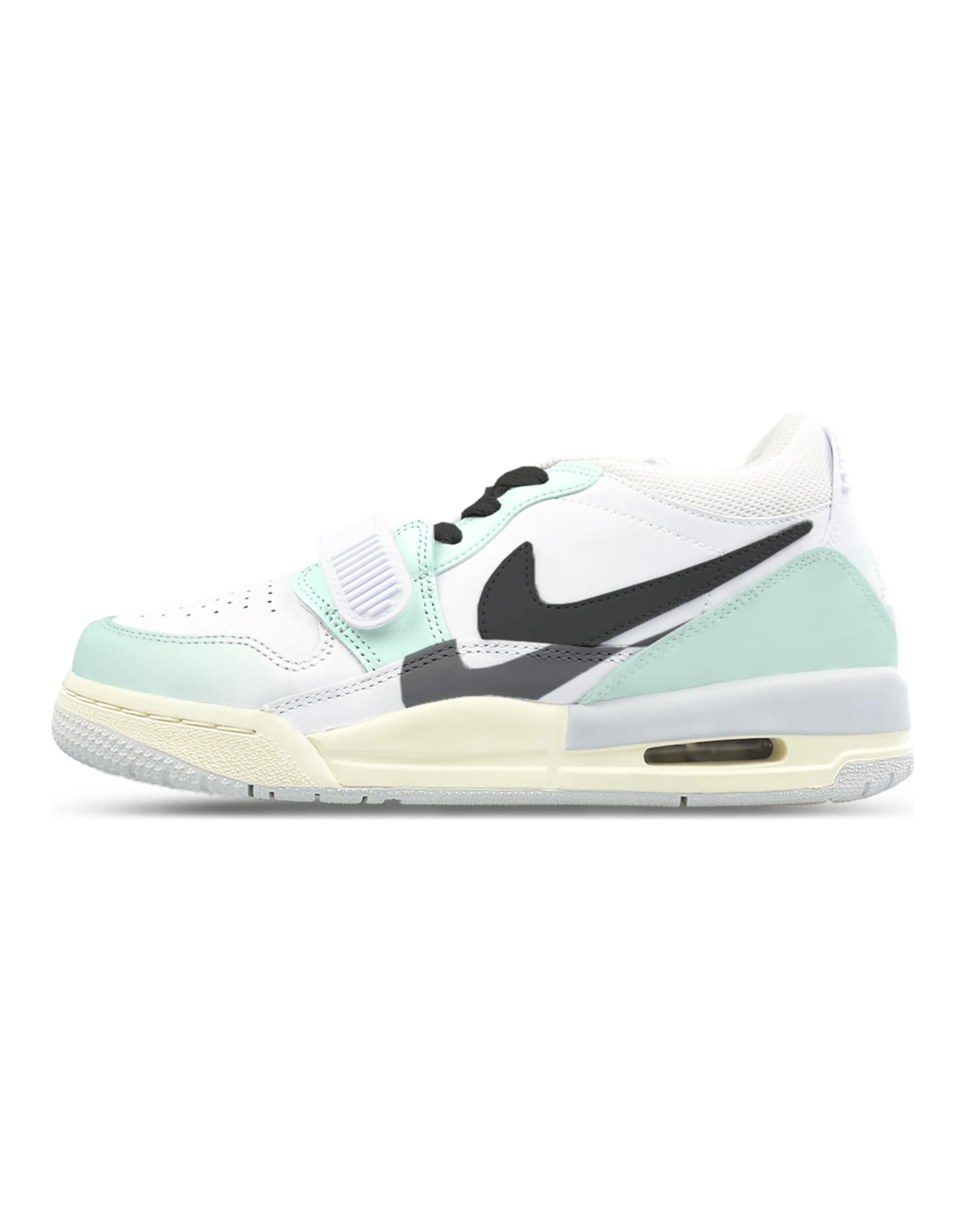 JORDAN Legacy 312 Vintage Basketball Shoes Men Low-Top White/Green Black