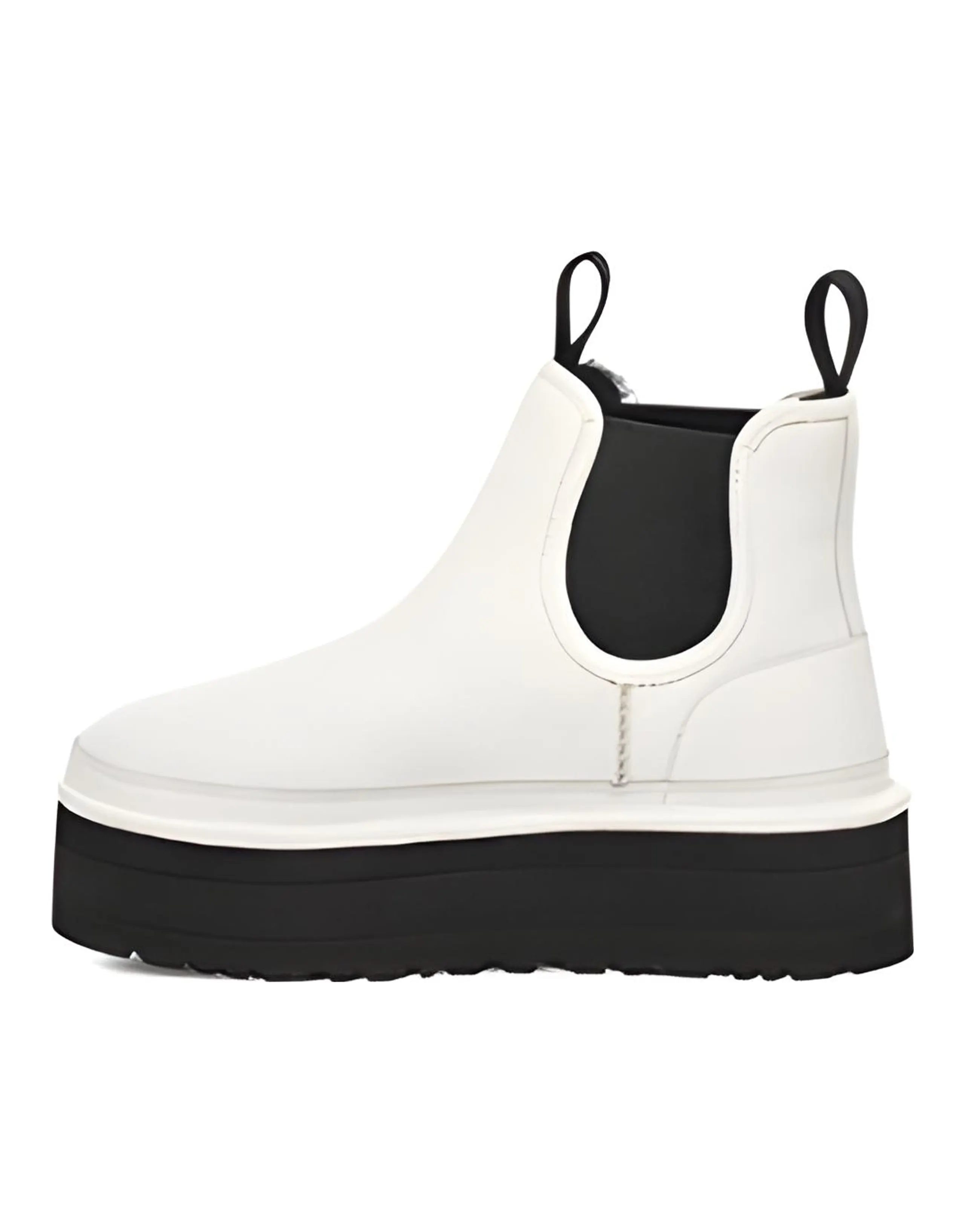 UGG Neumel Platform Chelsea Boot 'Pebbled White' Women's