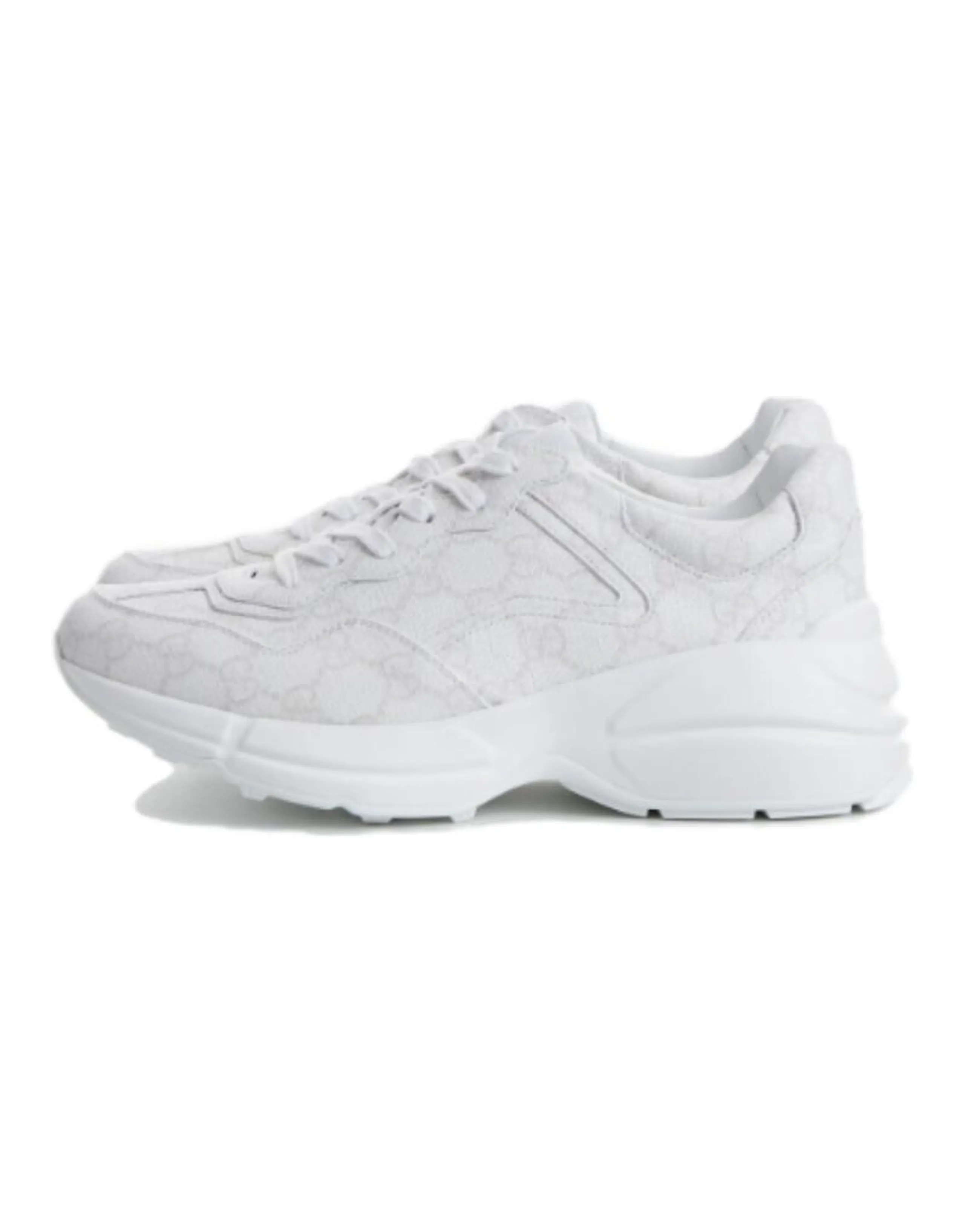 GUCCI Rhyton Casual Shoes Women's Low-Top White