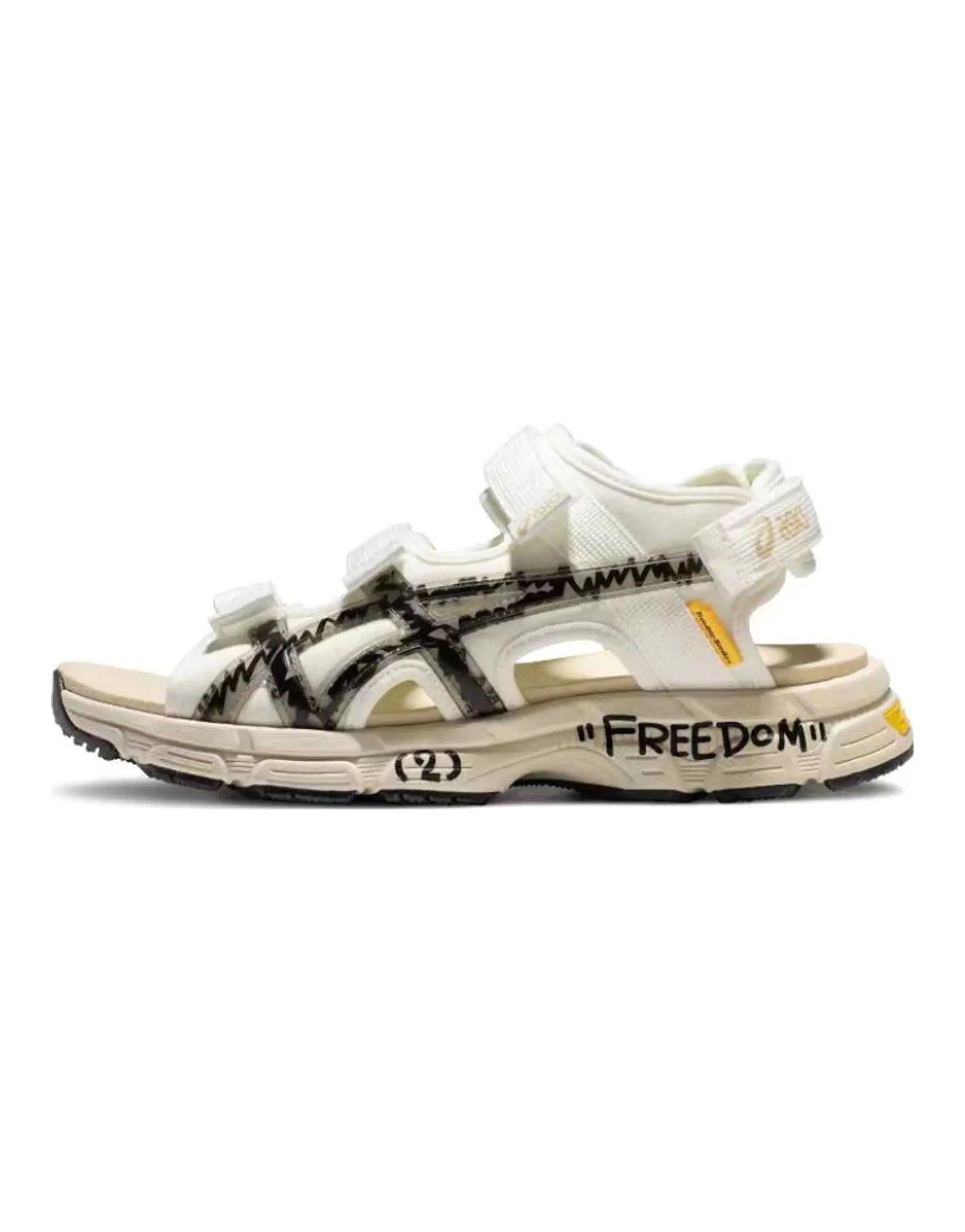 Asics X Trouble Smile Kahana Sd2 Sandals 'White Black Beige'