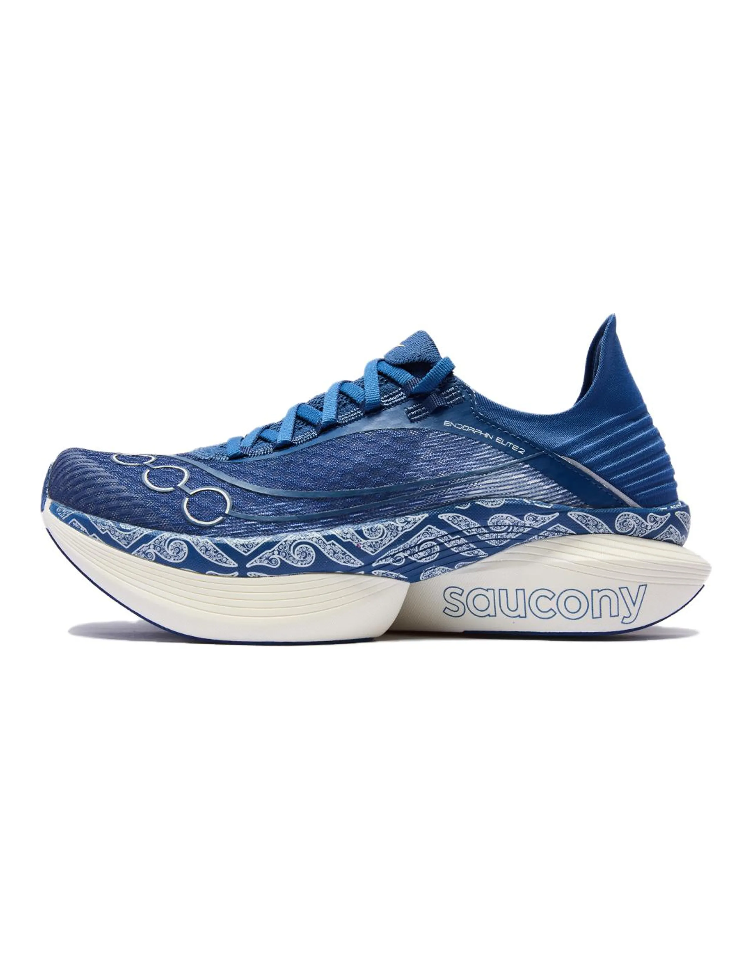 Saucony Endorphin Elite Coffee Wing 2 Breathable Coverage Rebound Low top Casual Racing Running Shoes Unisex Blue