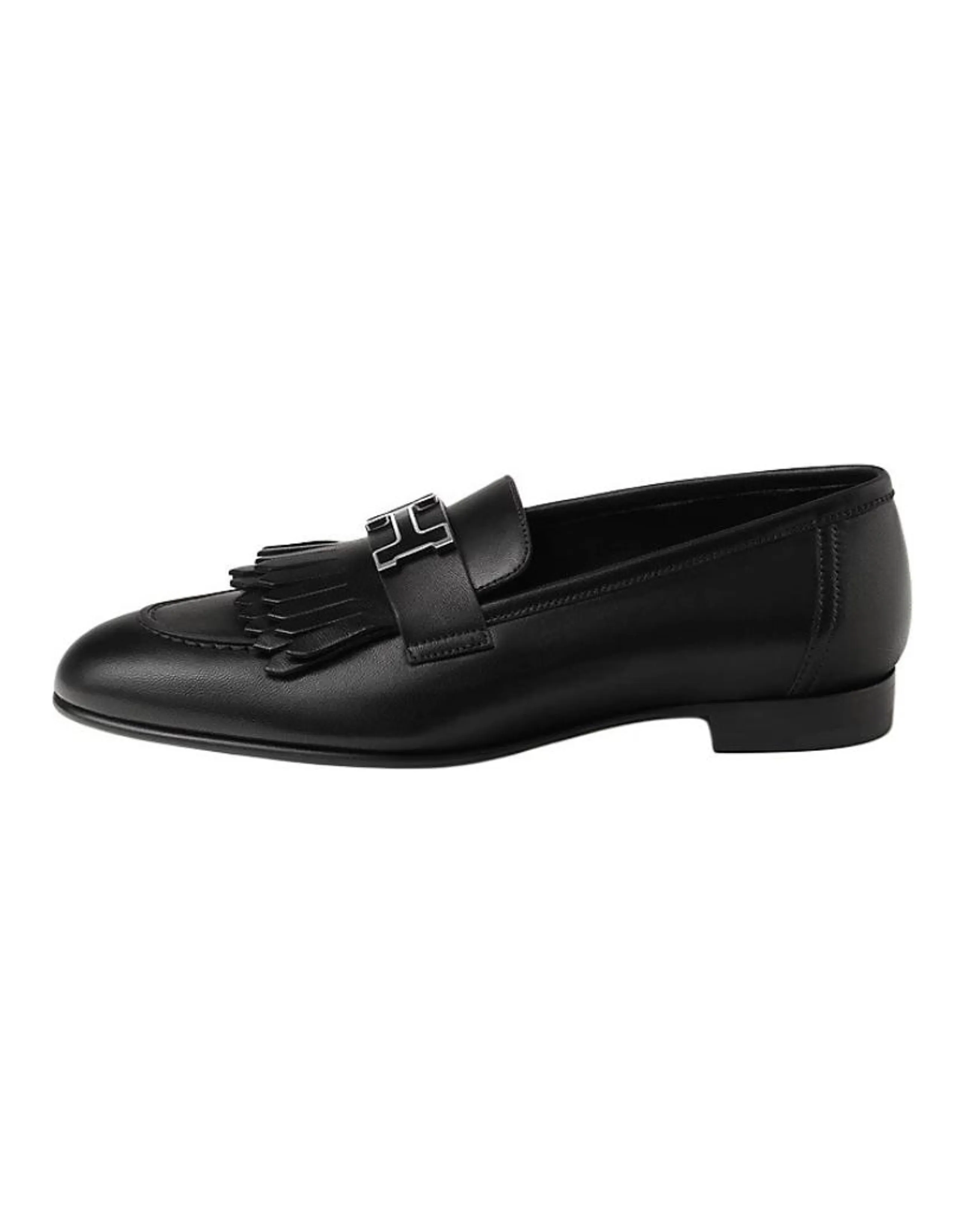 HERMES Loafers Women's Black