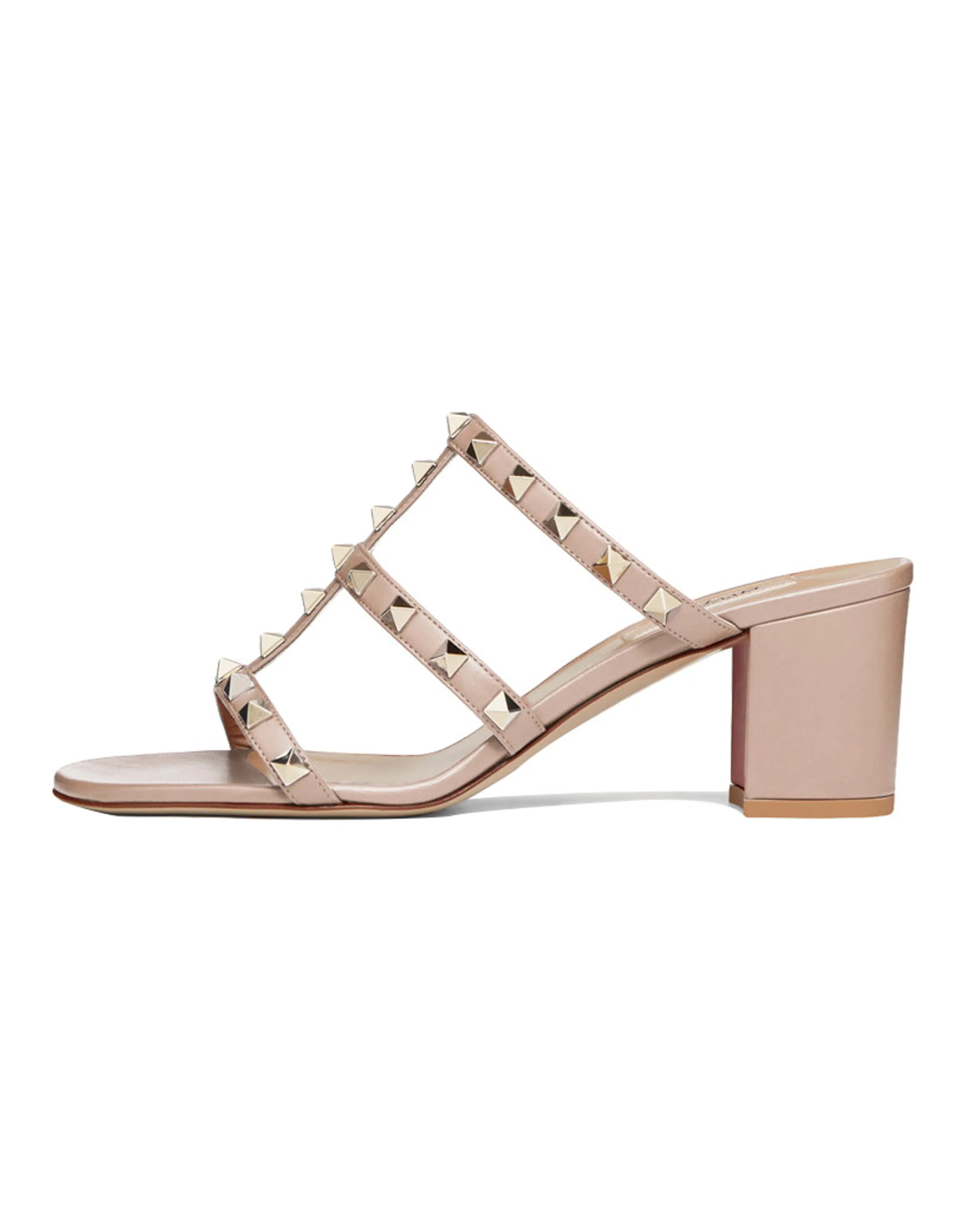 Valentino Garavani Rockstud 60mm Leather Mule Sandals