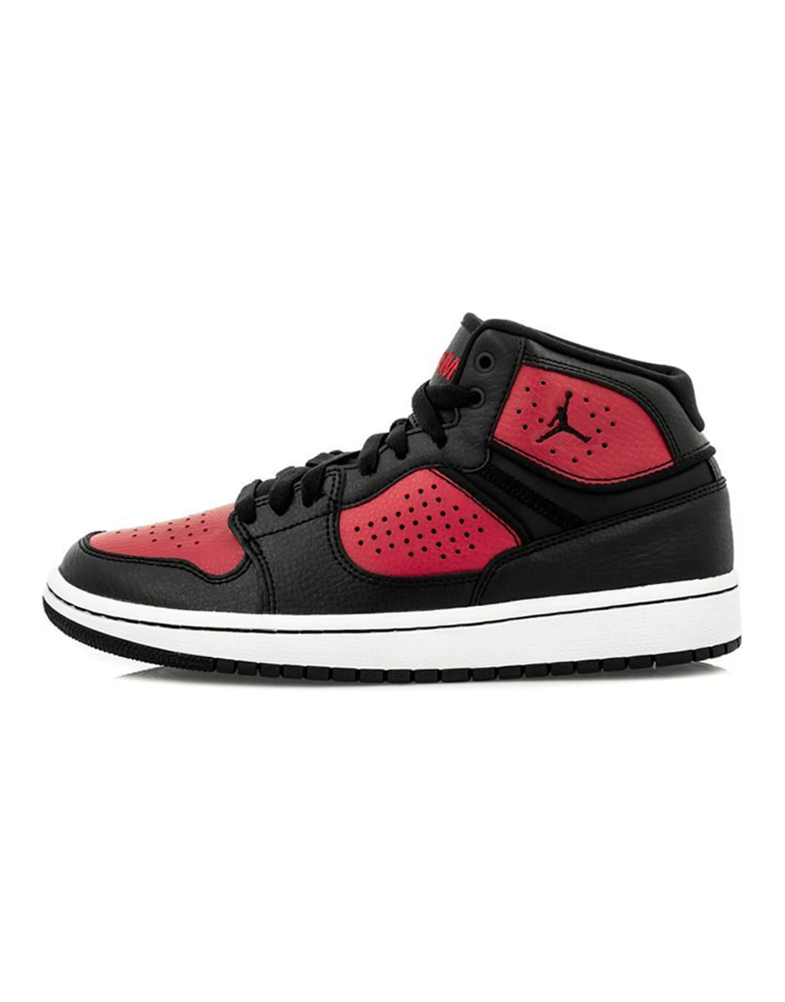 JORDAN Access Black Gym Red White GS