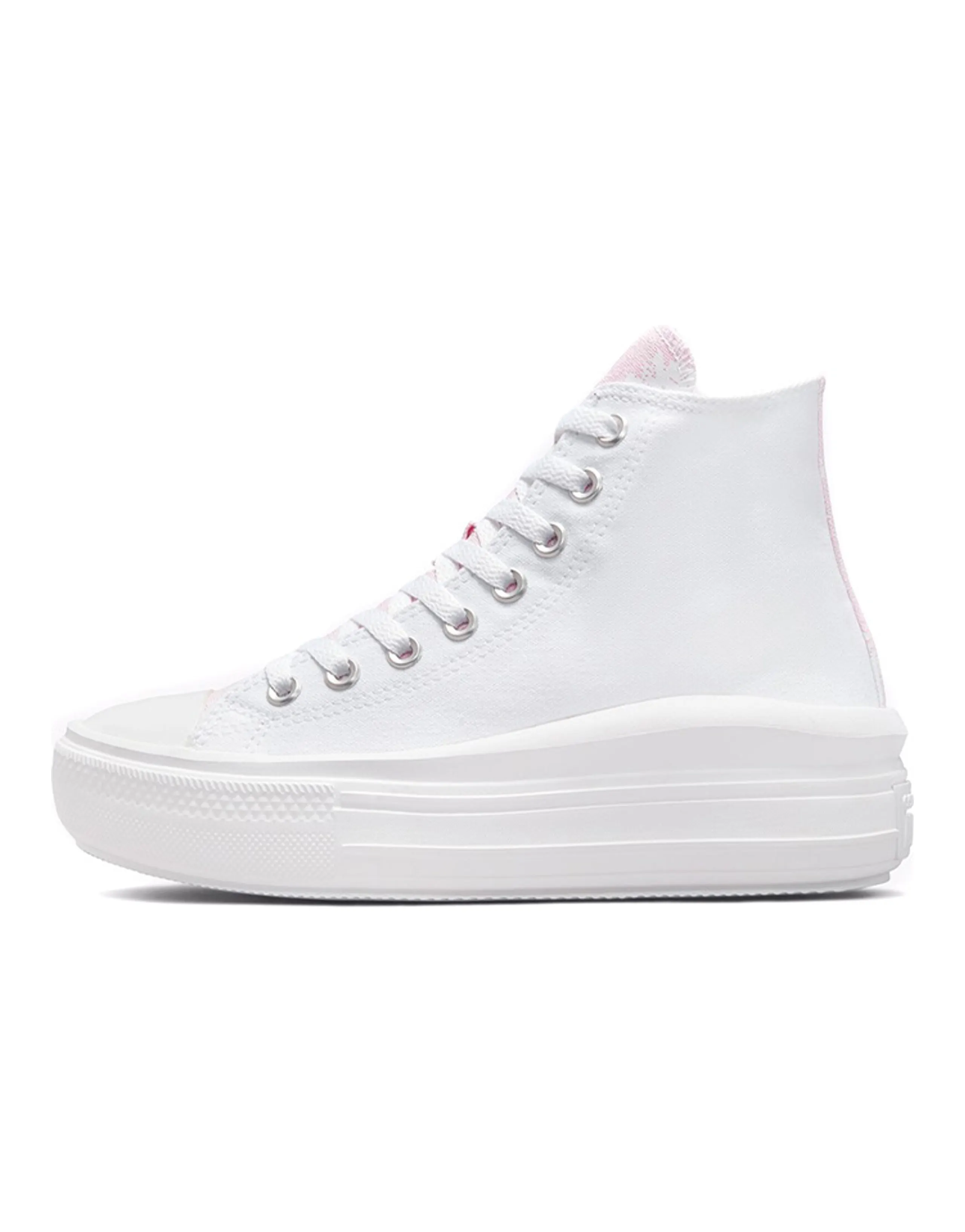 Chuck Taylor All Star Women's Converse Move High 'Hybrid Floral White Pink Foam' Women's