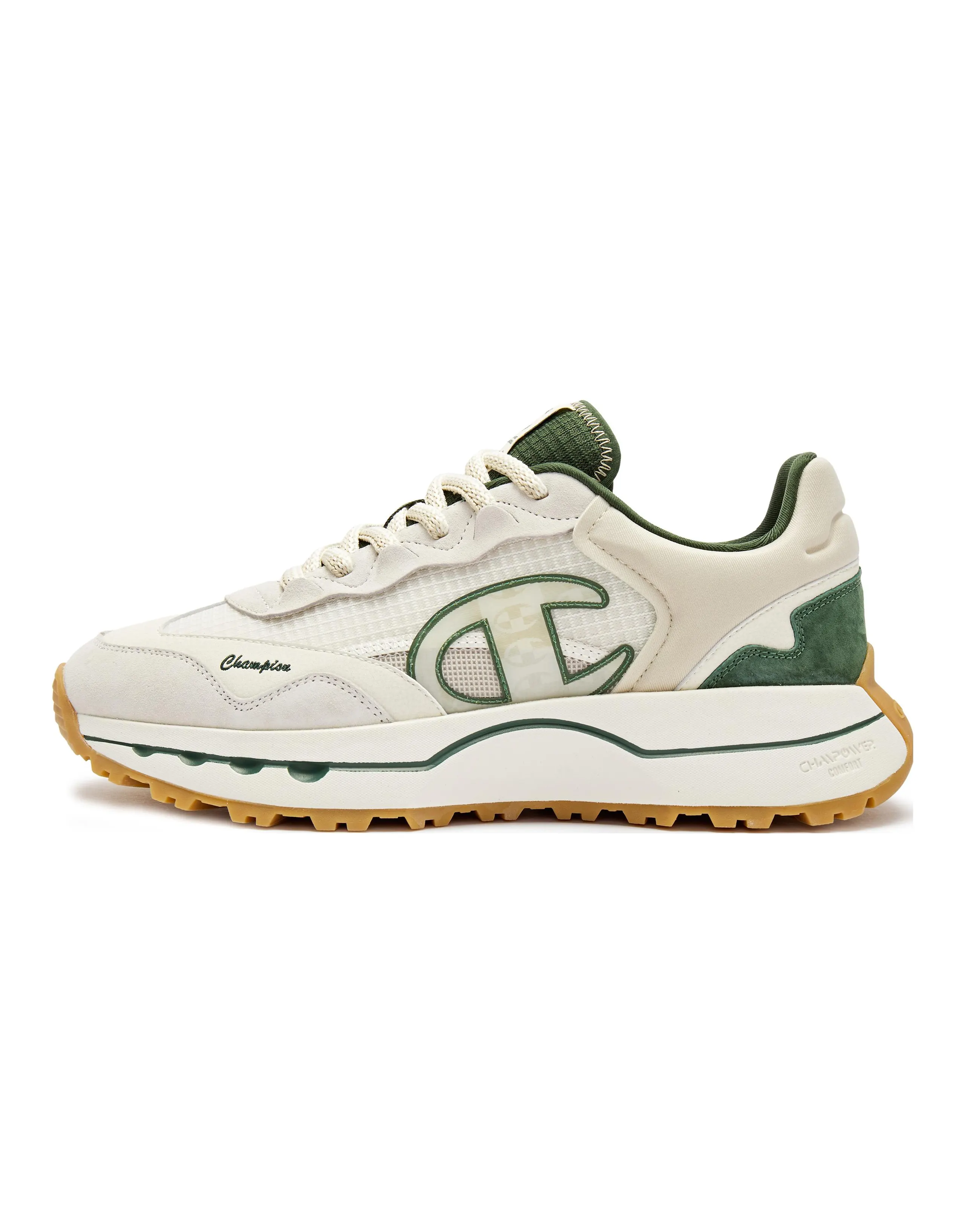 Champion Abrasion Resistant Slip Resistant Low Top Running Shoes Men's Green