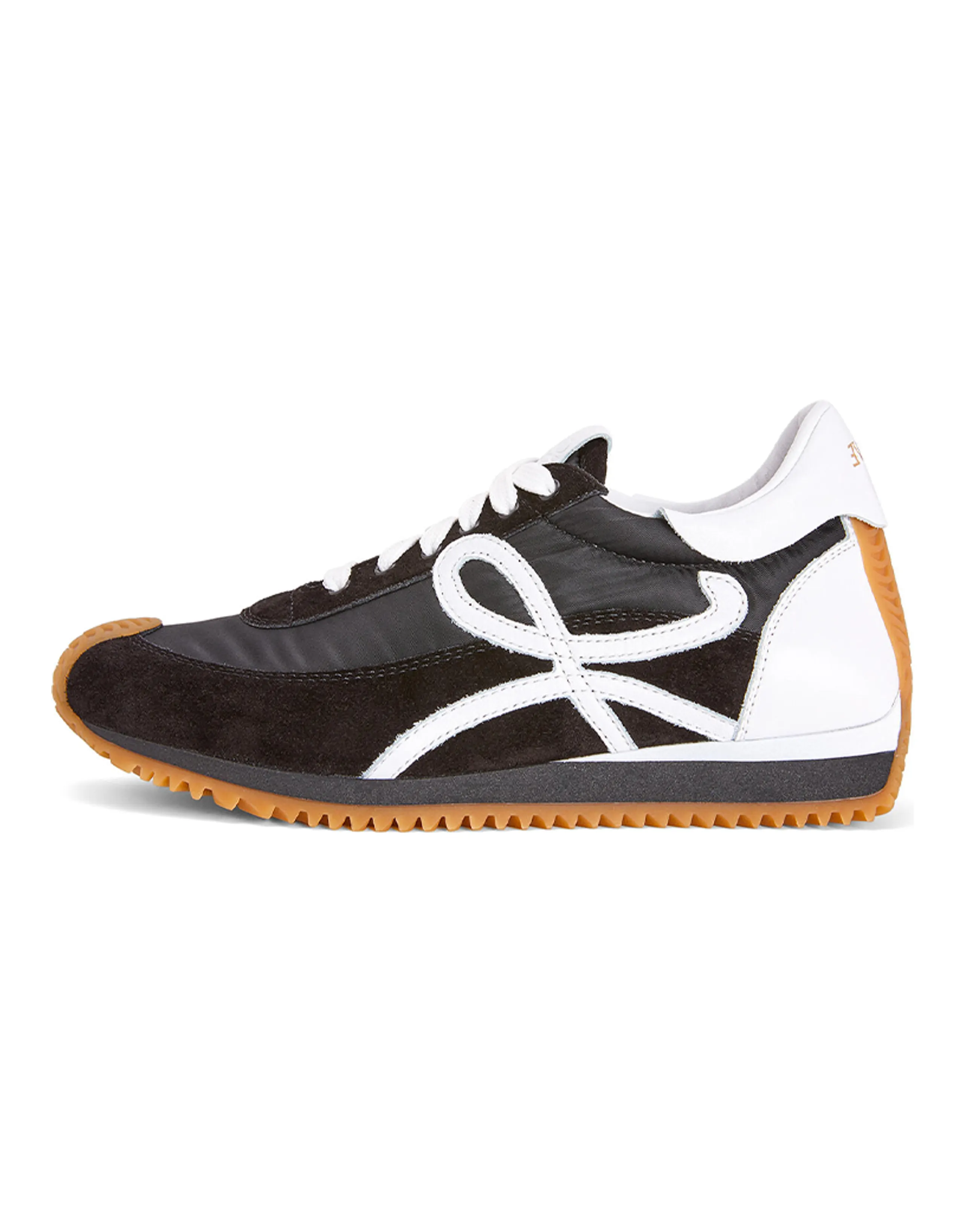 LOEWE Flow Runner Anti Slip Wear Resistant Low Top Casual Shoes Women's Black White