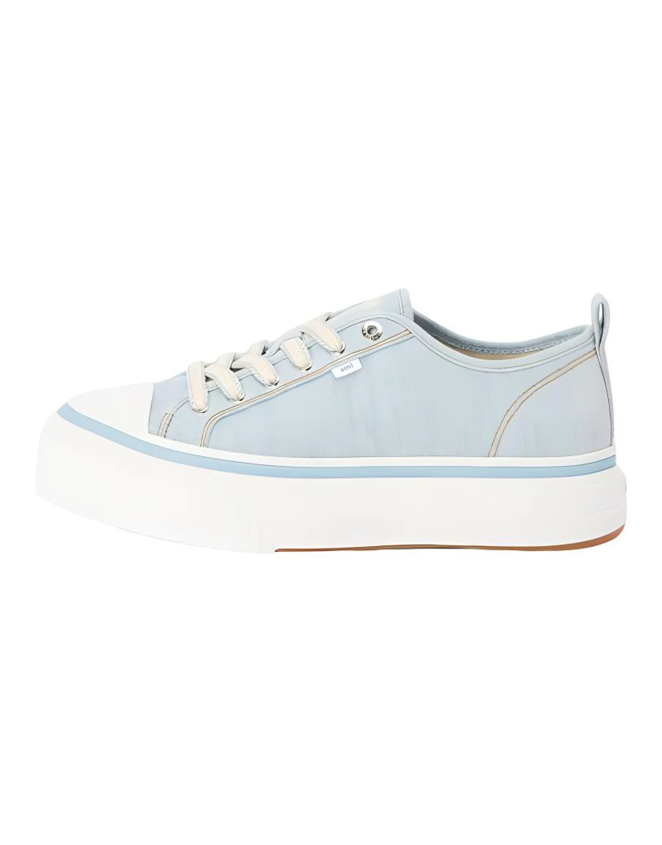 AMIPARIS Canvas Shoes Men Low-Top Light Blue