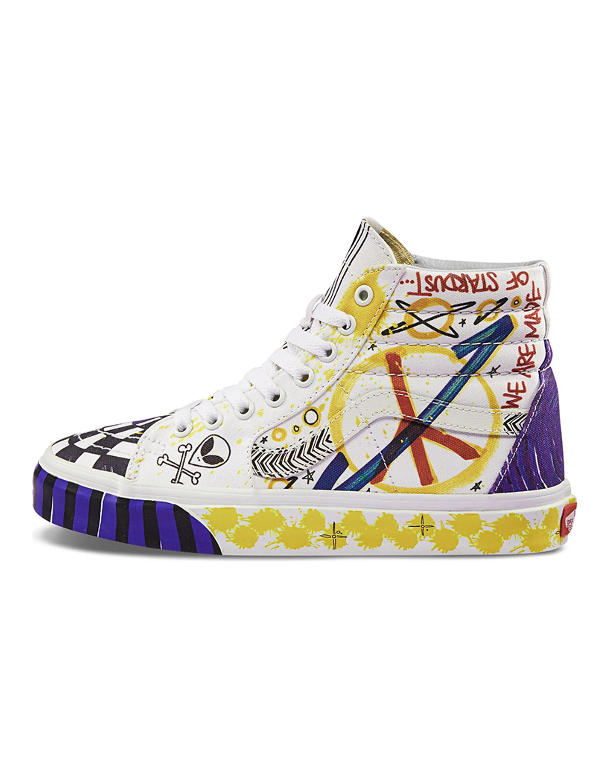 Vans SK8 Hi Galactic Goddes Yellow Blue
