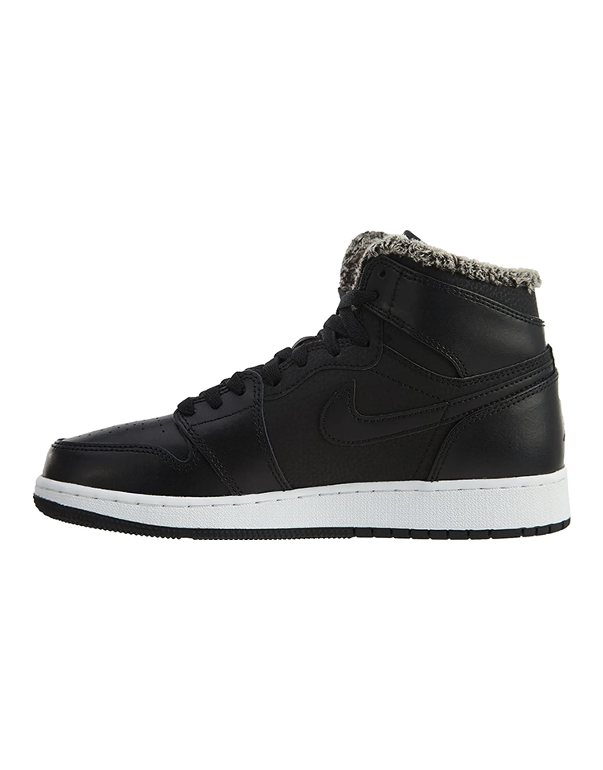 Jordan 1 Retro High Fleece Black Pink GS