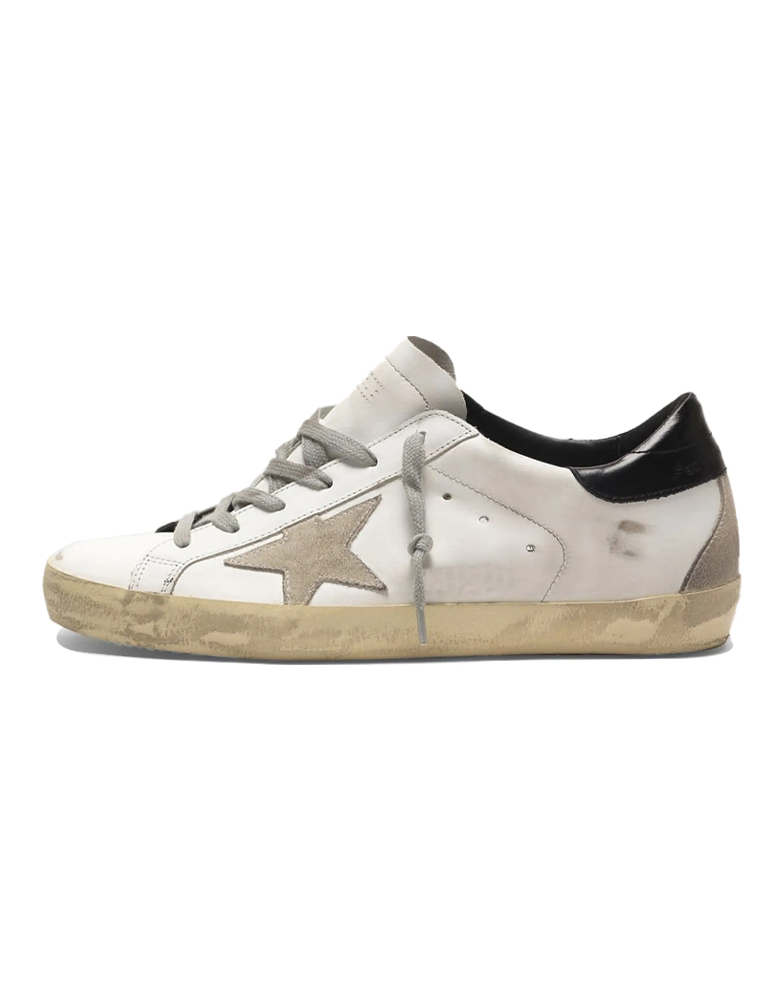 Golden Goose Super-Star White Black Rear Women's