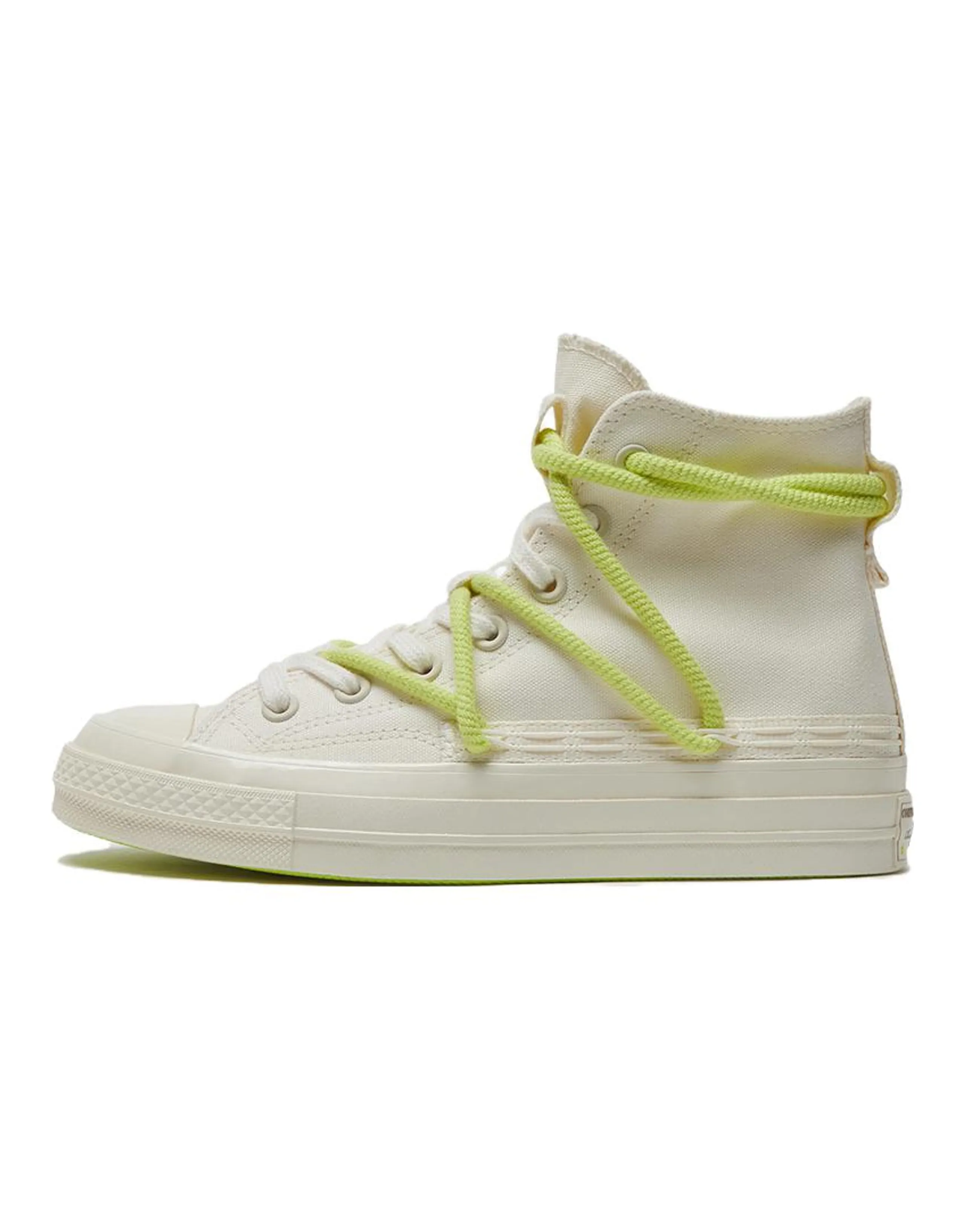Converse Chuck 70 High Double Laces 'White Green'