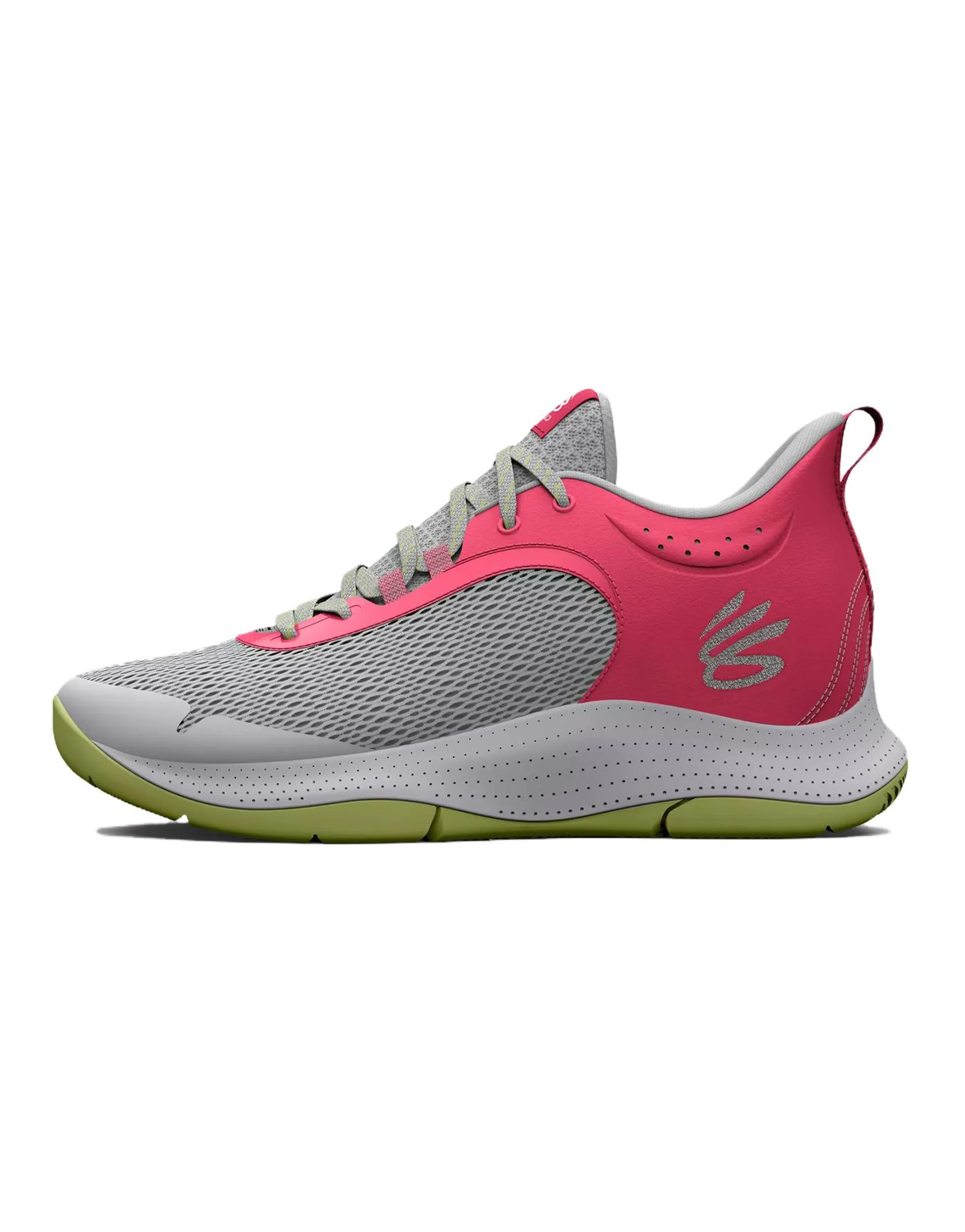 Under Armour Curry 3Z6 'Grey Mist Pink Shock'