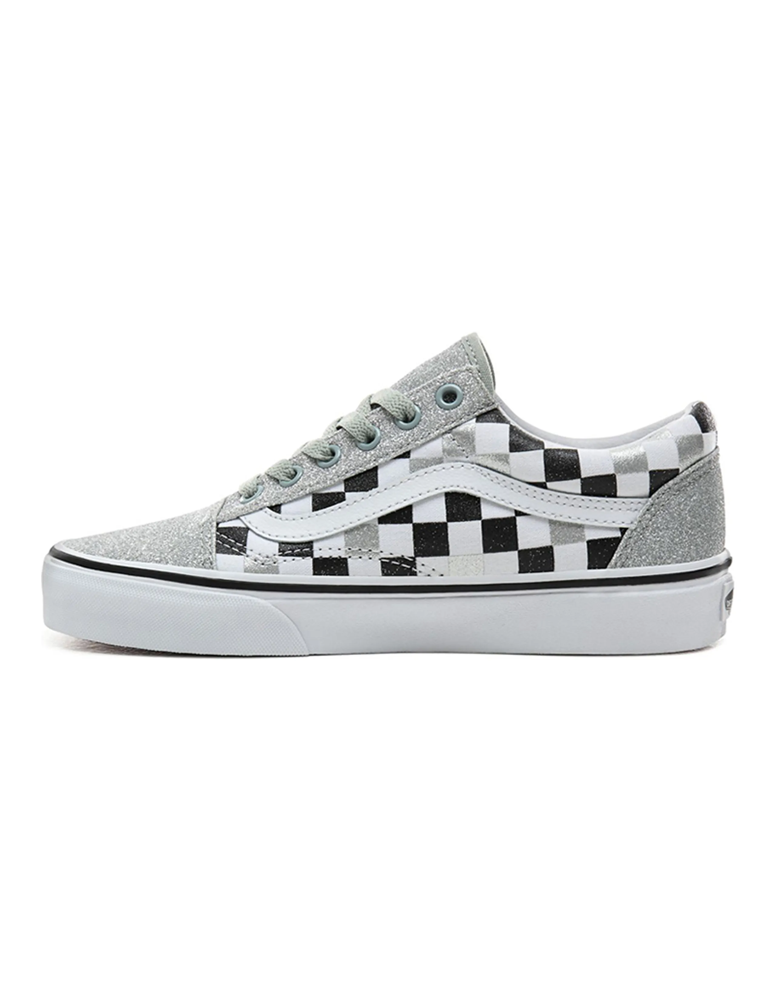 Vans Old Skool Glitter Checkerboard Women's