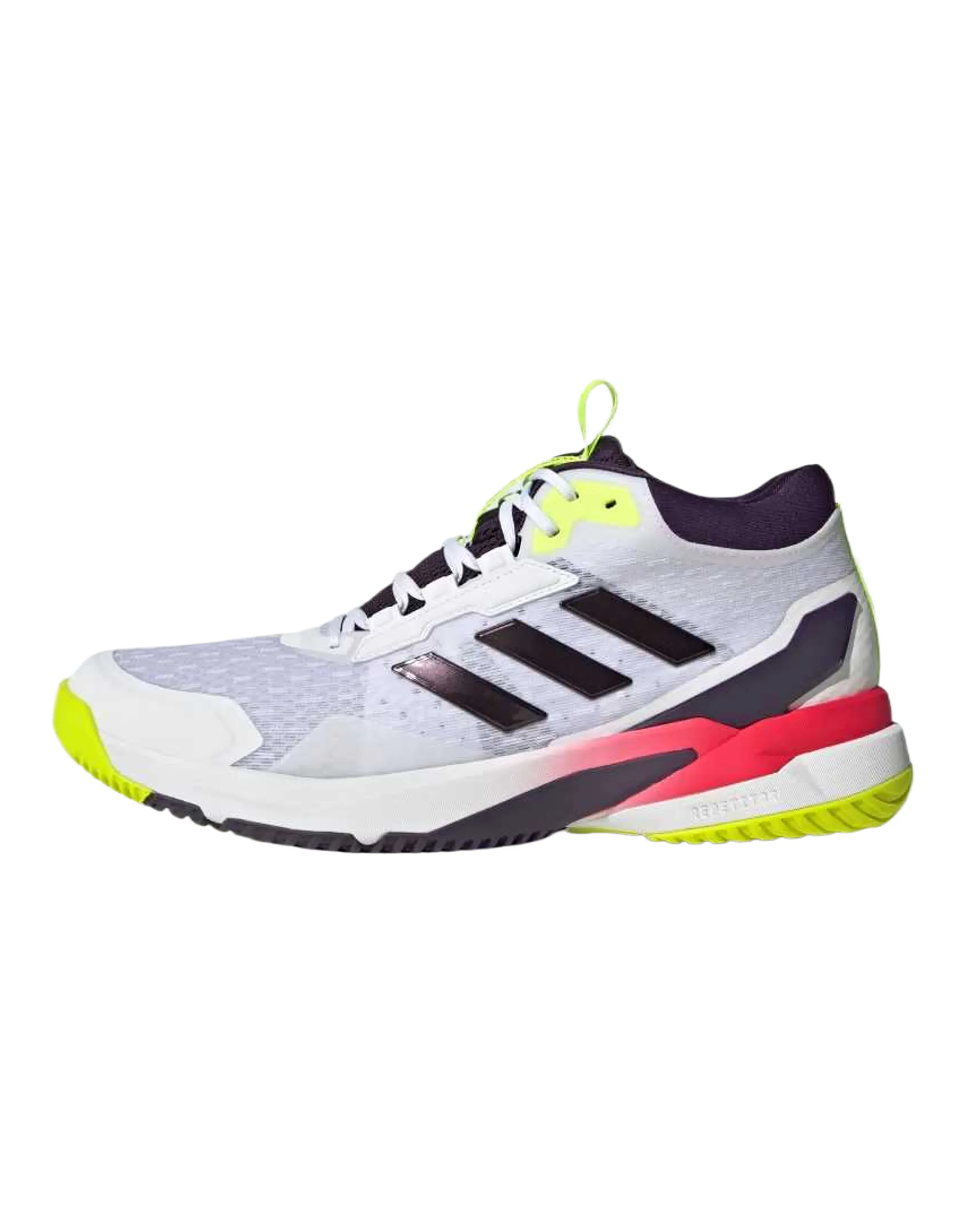 adidas Crazyflight 6 Synthetic Leather Comfort Simple Versatile Fashion Low-Top Training Shoes Men's Cloud White