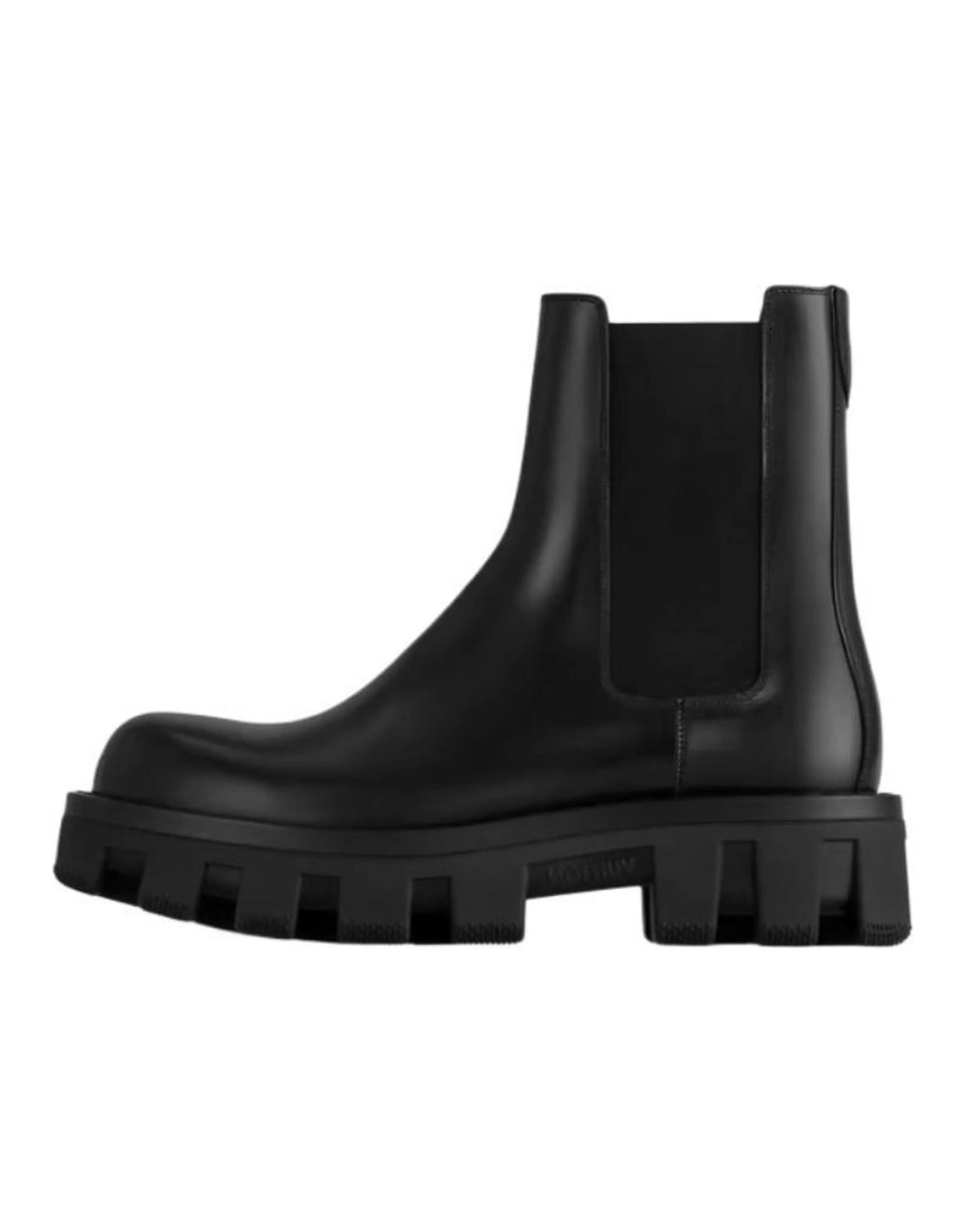 LOUIS VUITTON Short Chelsea Boots Men's Black