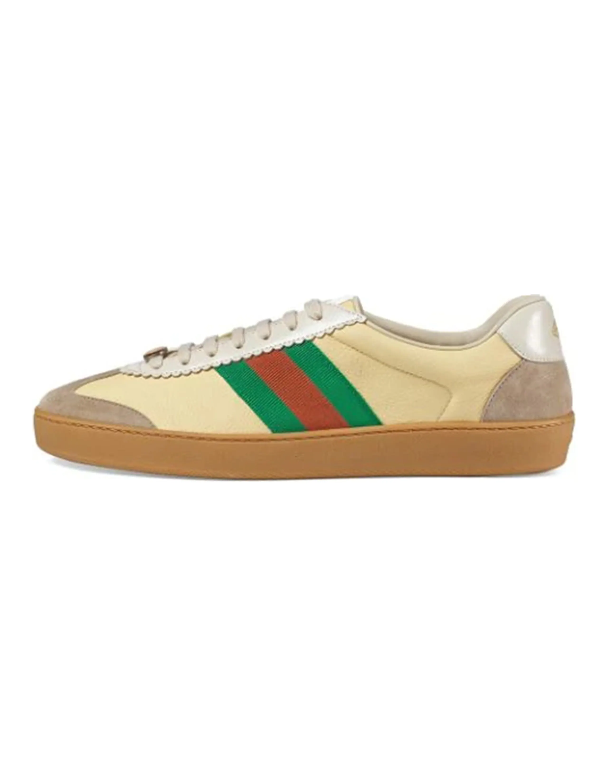 GUCCI G74 Web Sneakers Oatmeal