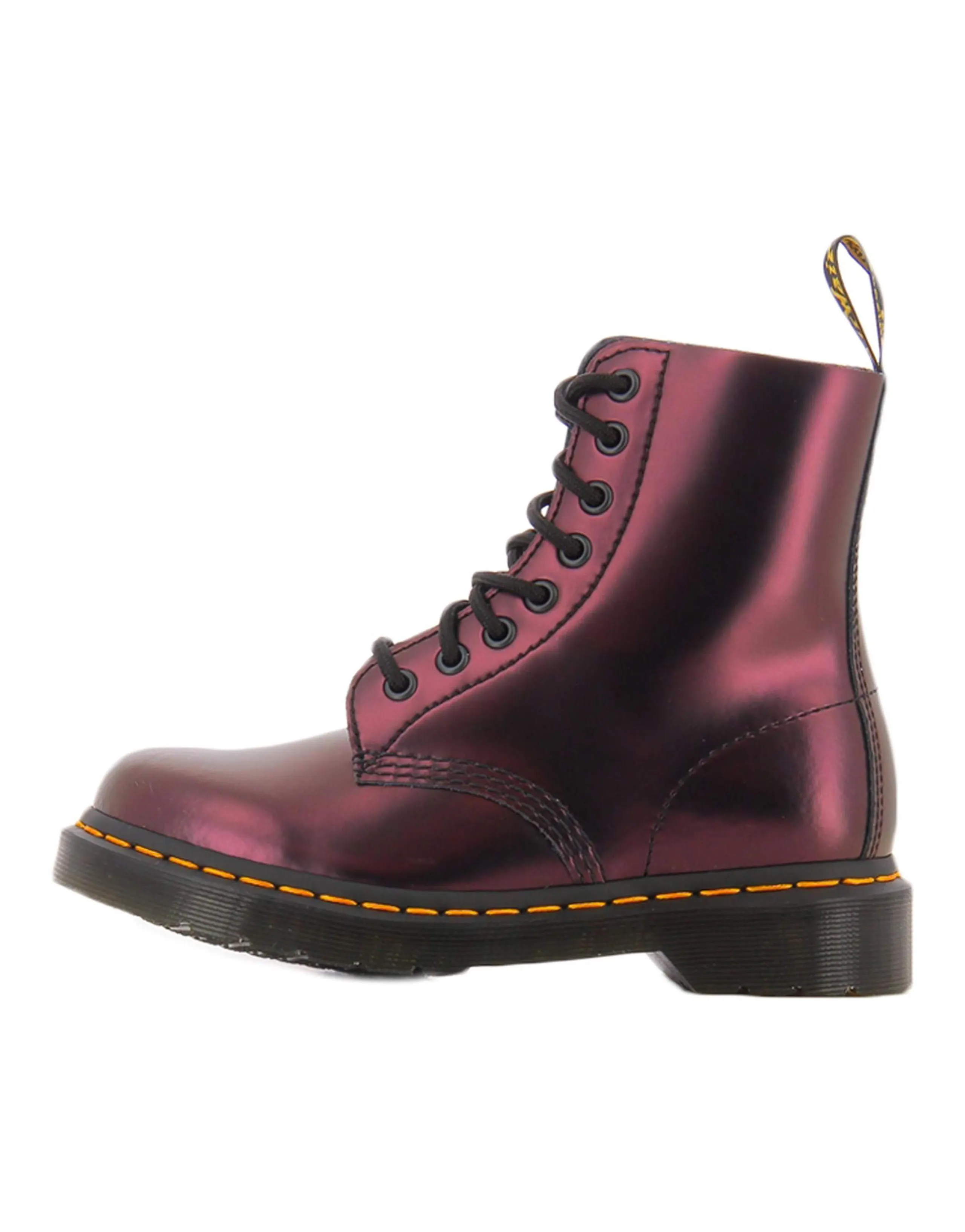 Dr.Martens 1460 Pascal Chroma Metallic Leather Boots 'Cherry Red'
