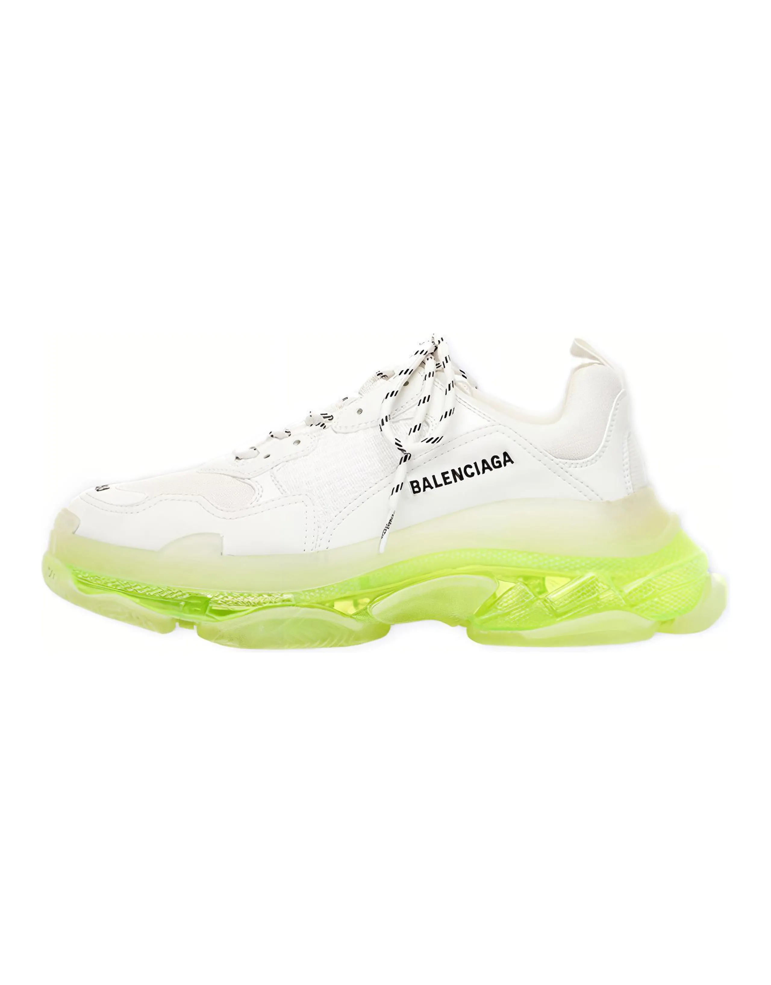 Balenciaga Triple S Clear Sole White Fluo Yellow