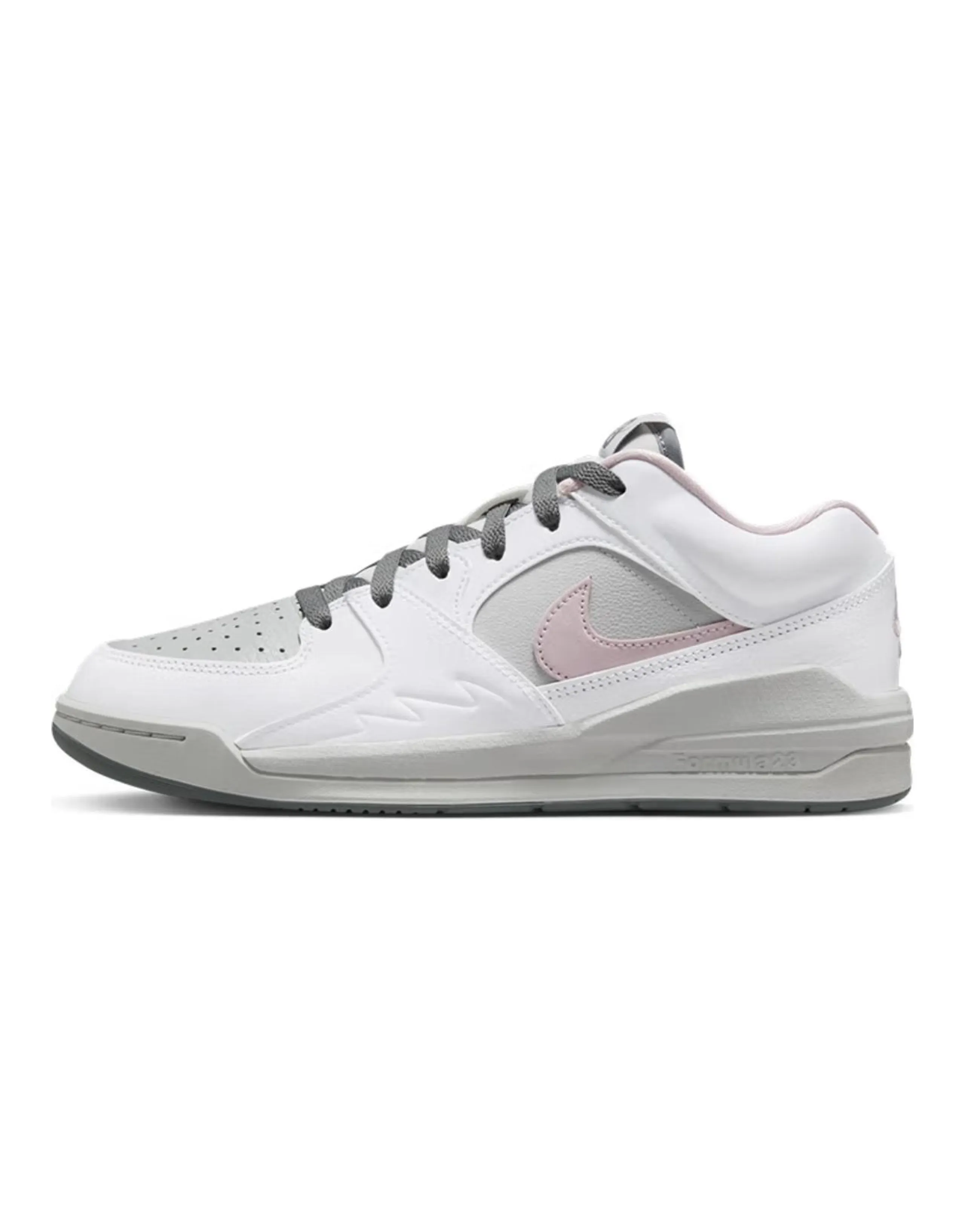 JORDAN Stadium 90 Basketball Shoes Women's Low-Top White/Gray/Pink
