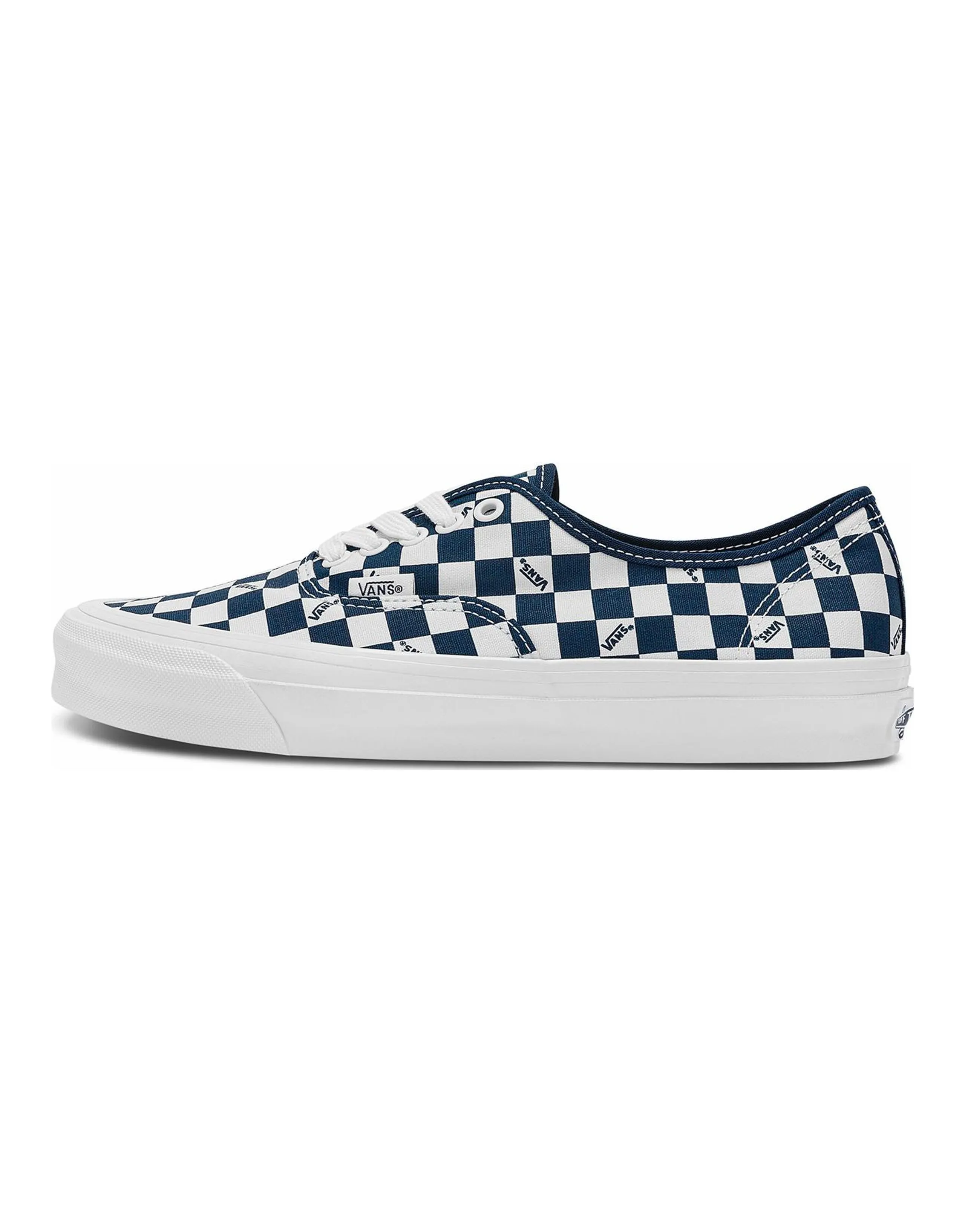Vans Vault Og Authentic Lx Checkerboard Blue White