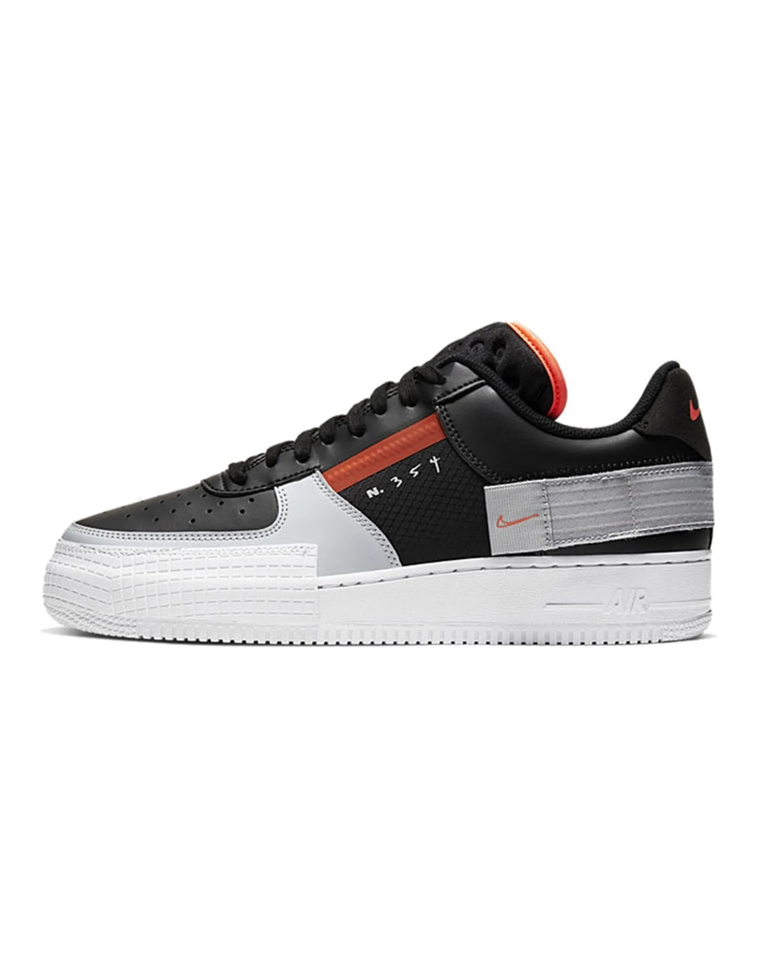 Nike Air Force 1 Type Black Hyper Crimson