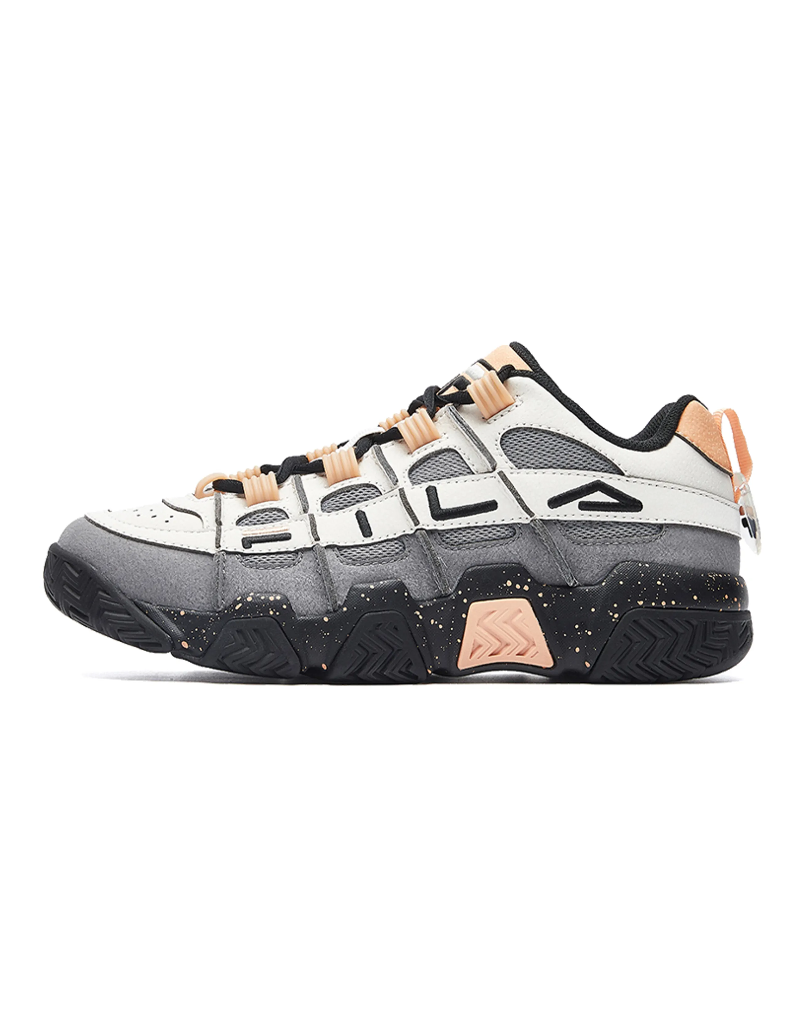 FILA Barricade Retro Black/White/Grey Women's