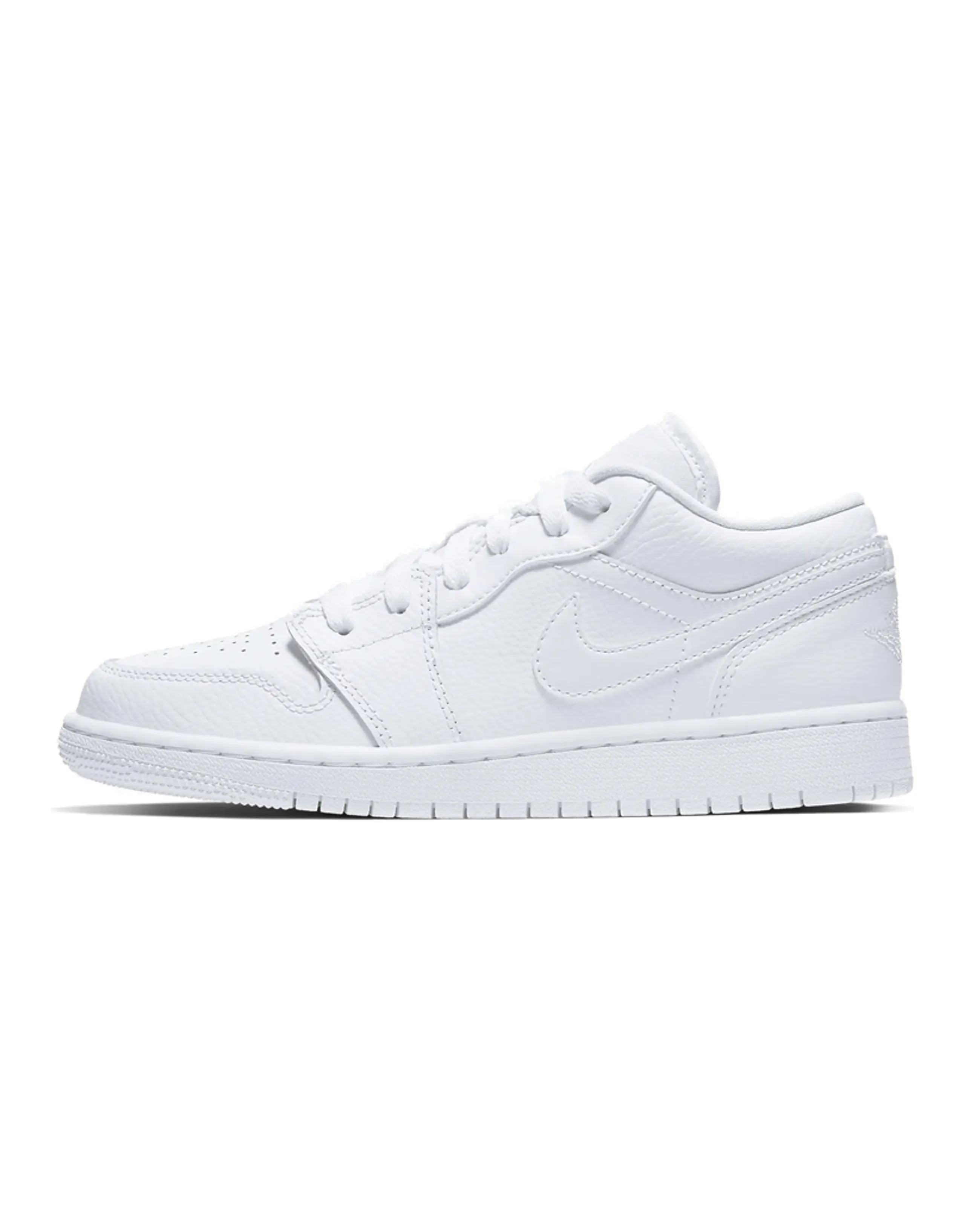 Jordan 1 Low Triple White Logo GS