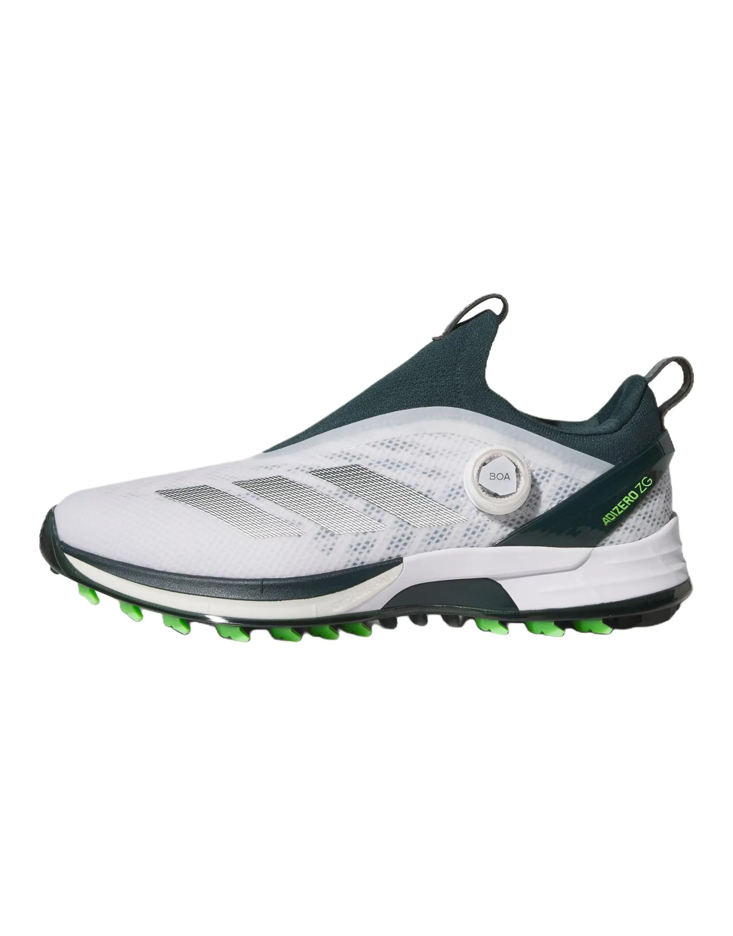 adidas Adizero ZG Comfortable Versatile Wear-Resistant Low-Top Golf Shoes Men's White Green