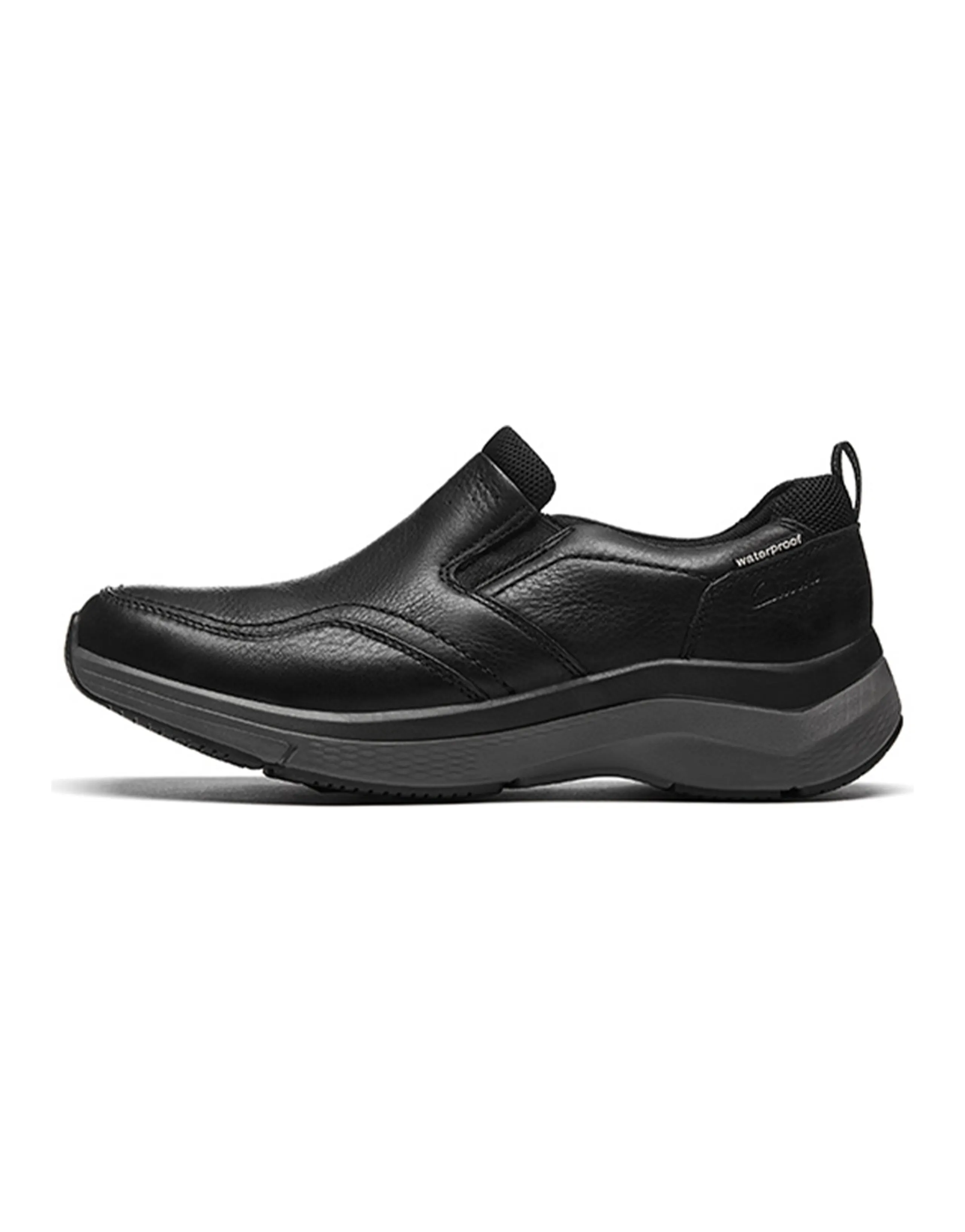 Clarks Casual Leather Shoes Men's Black