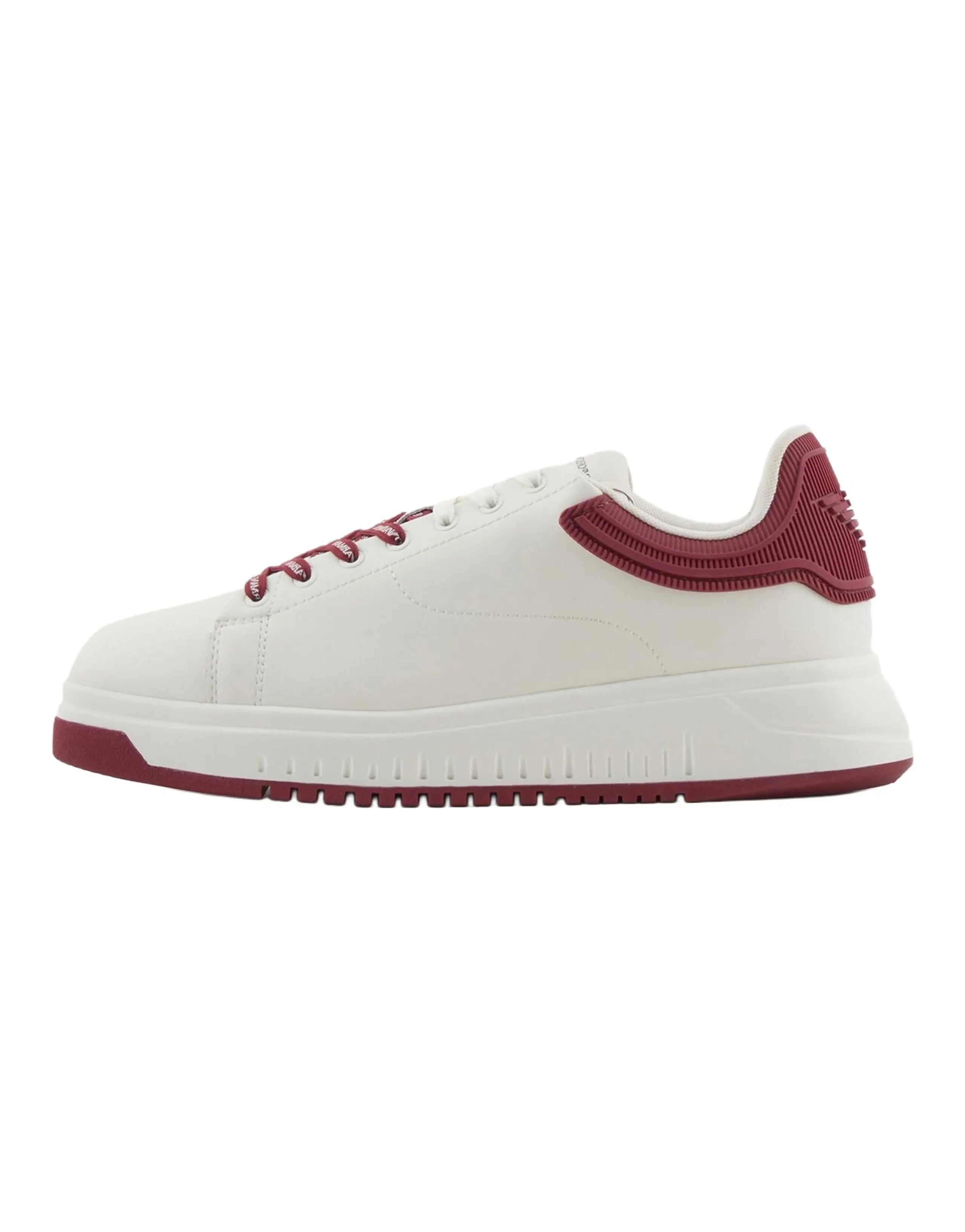 EMPORIO ARMANI Logo Patch Lace Up Sneakers